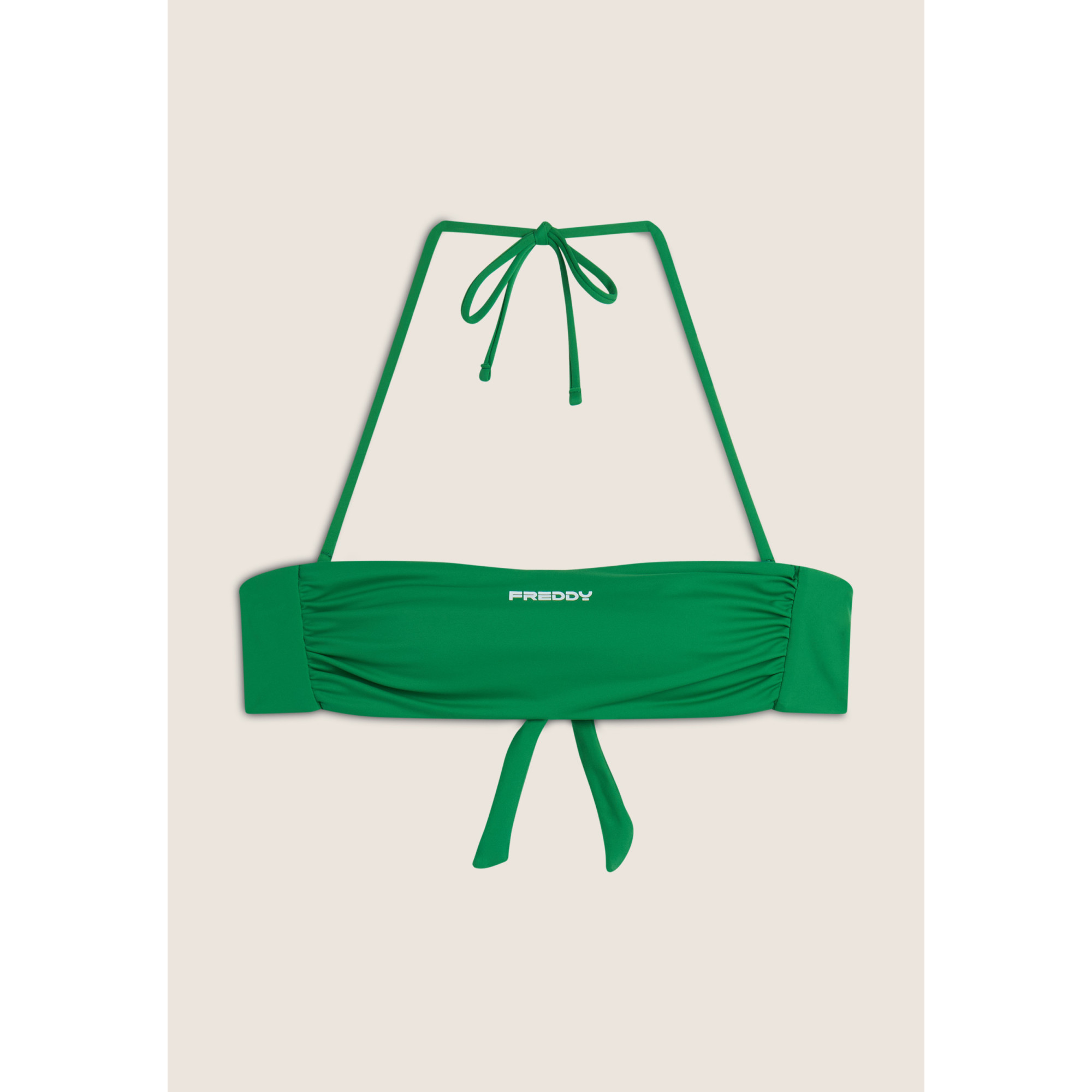 Freddy Bandeau-Bikinioberteil mit Freddy Logo - GREEN Freddy Bandeau-Bikinioberteil mit Freddy Logo - GREEN