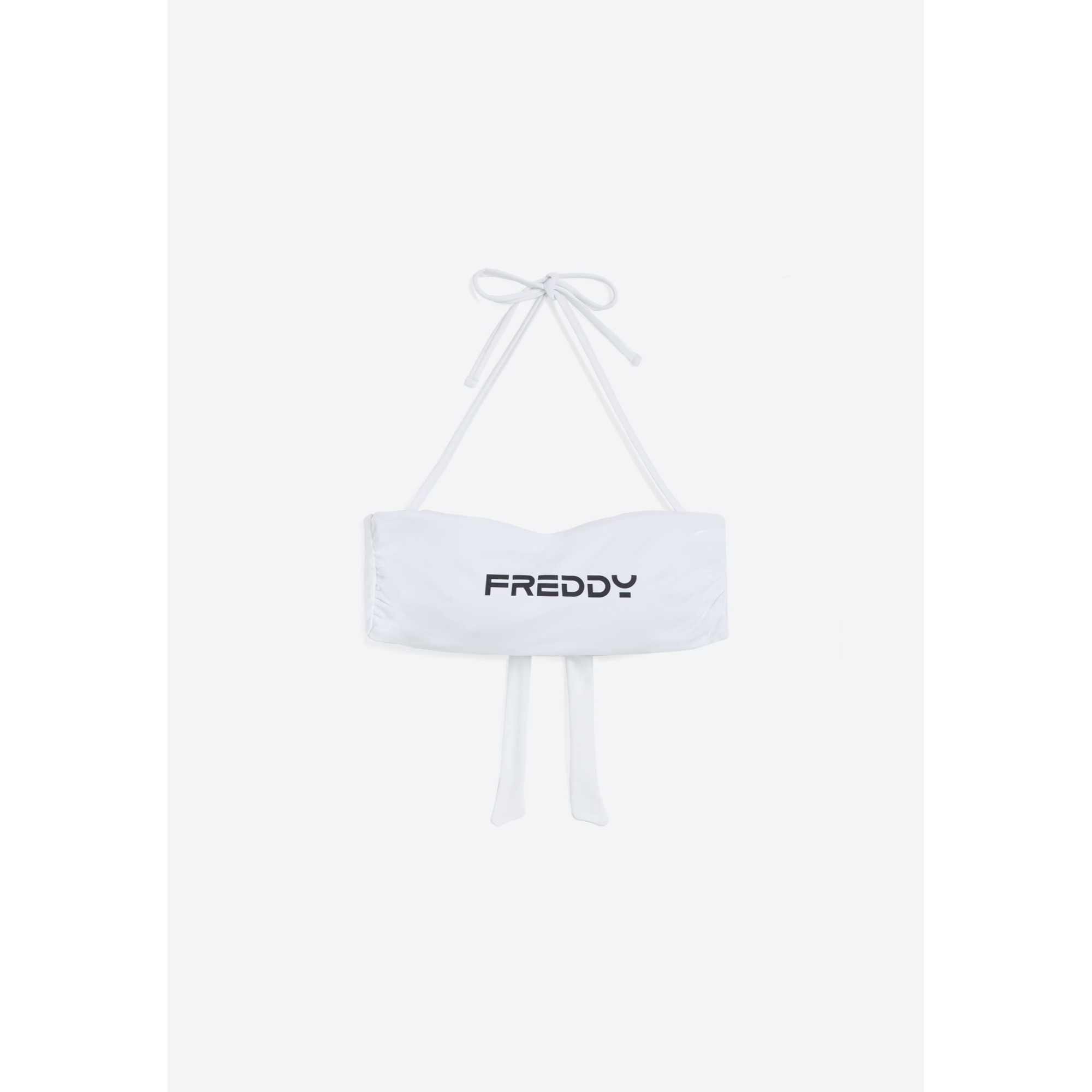 Freddy Bandeau-Bikinioberteil mit Freddy Logo - WHITE Freddy Bandeau-Bikinioberteil mit Freddy Logo - WHITE
