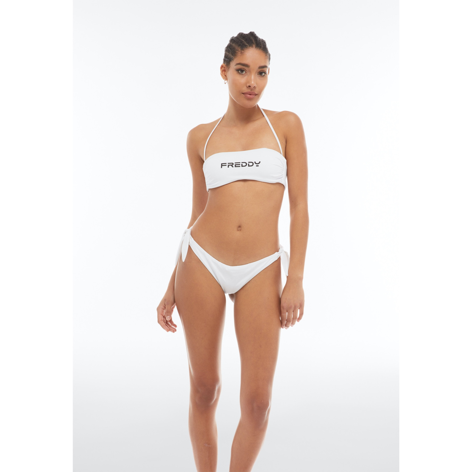 Freddy Bandeau-Bikinioberteil mit Freddy Logo - WHITE Freddy Bandeau-Bikinioberteil mit Freddy Logo - WHITE