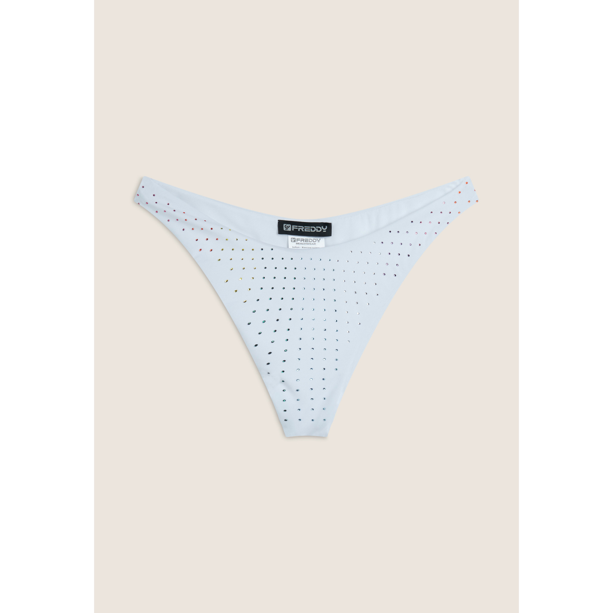 Freddy Bikinihose mit Strassverzierung - WHITE Freddy Bikinihose mit Strassverzierung - WHITE