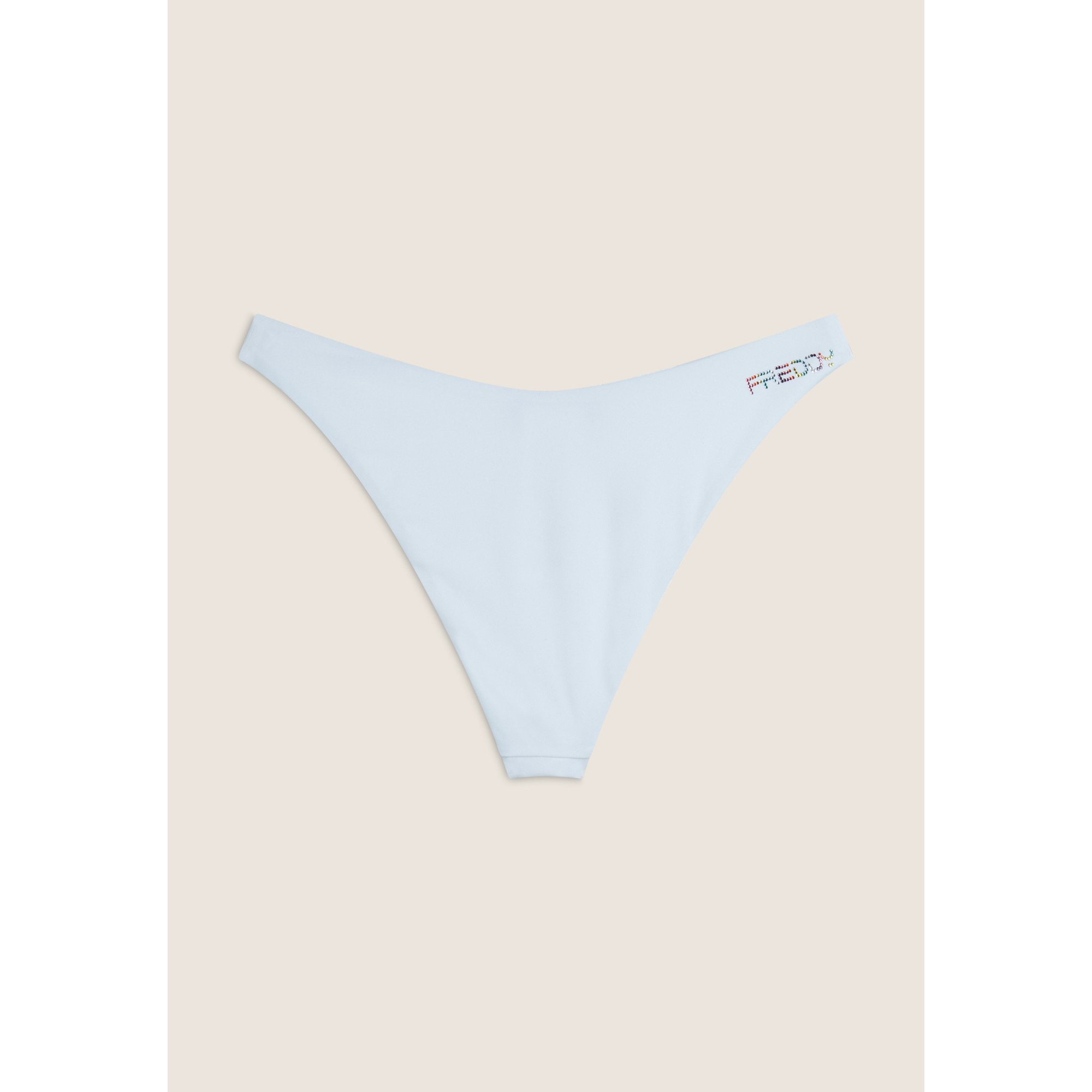 Freddy Bikinihose mit Strassverzierung - WHITE Freddy Bikinihose mit Strassverzierung - WHITE