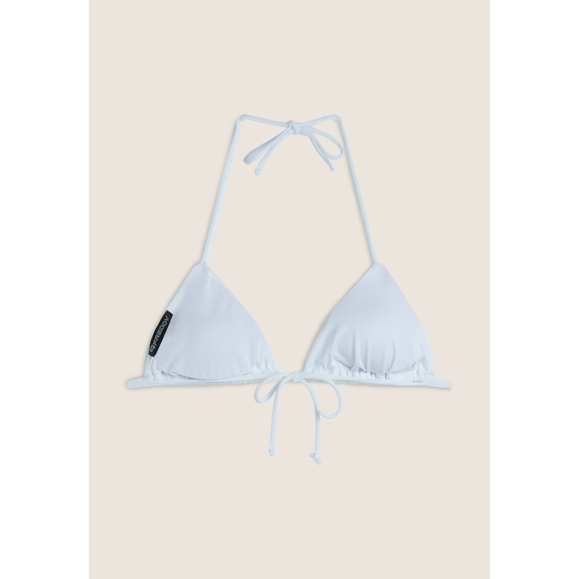Freddy Triangel-Bikinioberteil mit Strassverzierung - WHITE Freddy Triangel-Bikinioberteil mit Strassverzierung - WHITE