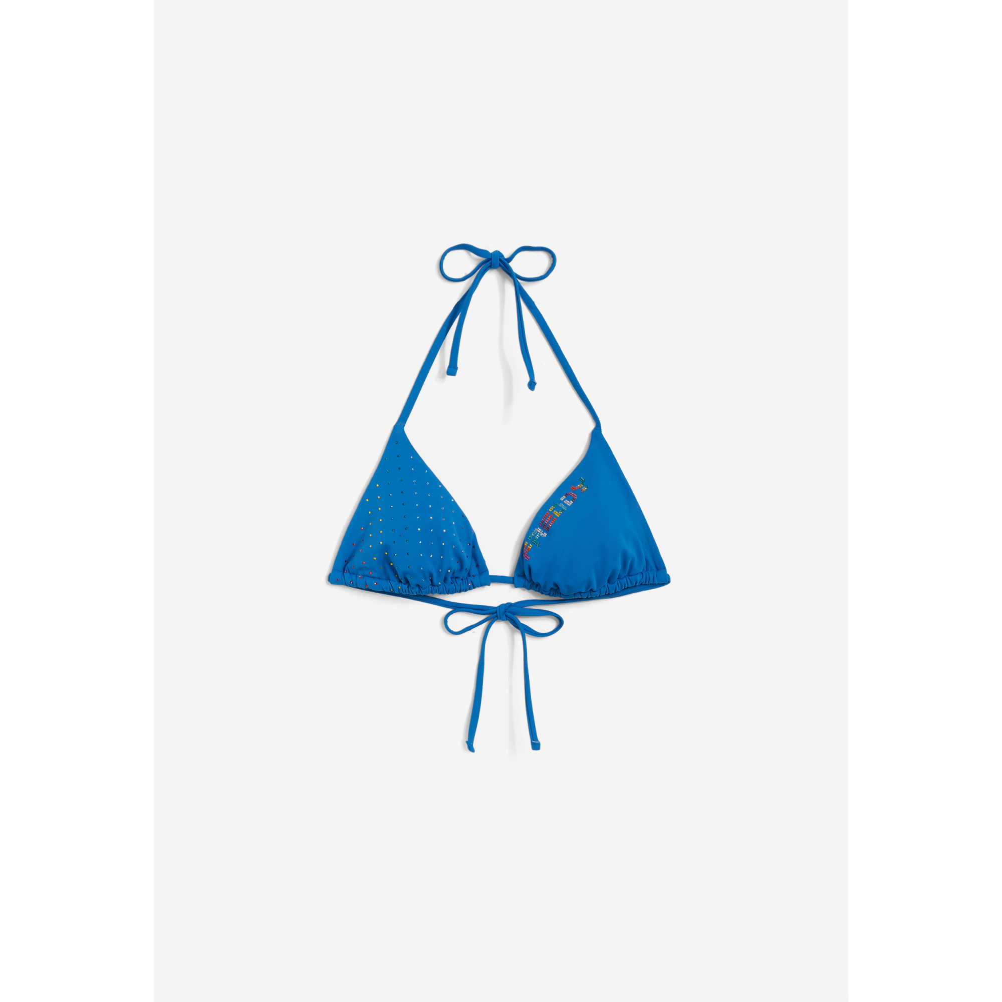 Freddy Triangel-Bikinioberteil mit Strassverzierung - BLUE Freddy Triangel-Bikinioberteil mit Strassverzierung - BLUE