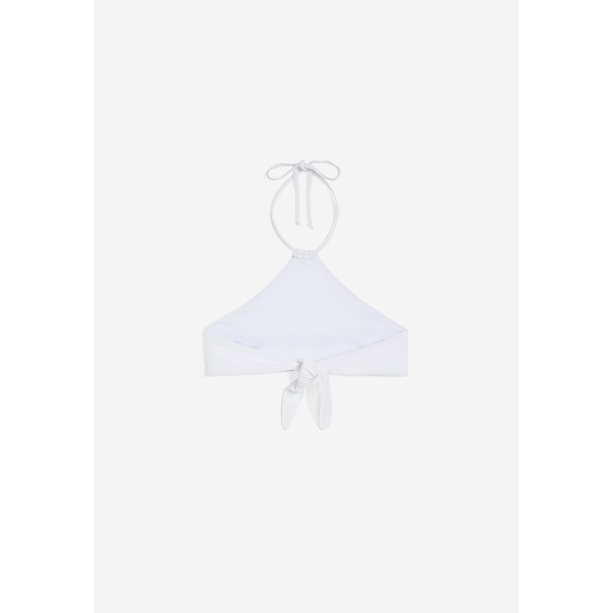 Freddy Bikini-Neckholder-Top mit strassbesetztem Freddy Logo - WHITE Freddy Bikini-Neckholder-Top mit strassbesetztem Freddy Logo - WHITE