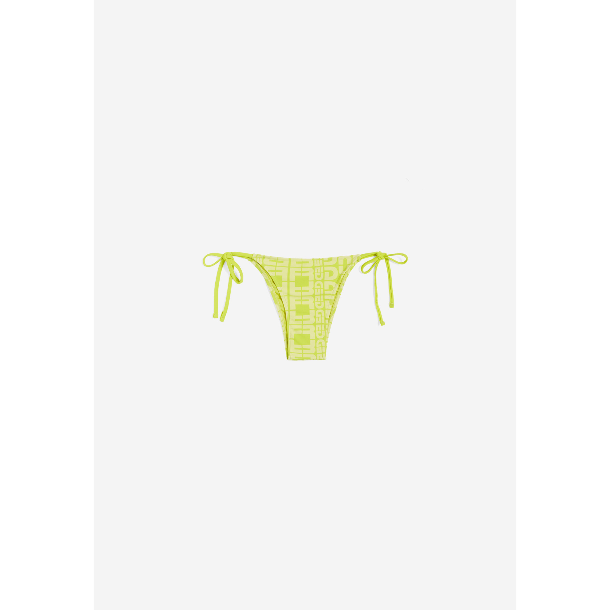 Freddy String-Bikinihose mit Allover-Logo-Print - LIME Freddy String-Bikinihose mit Allover-Logo-Print - LIME