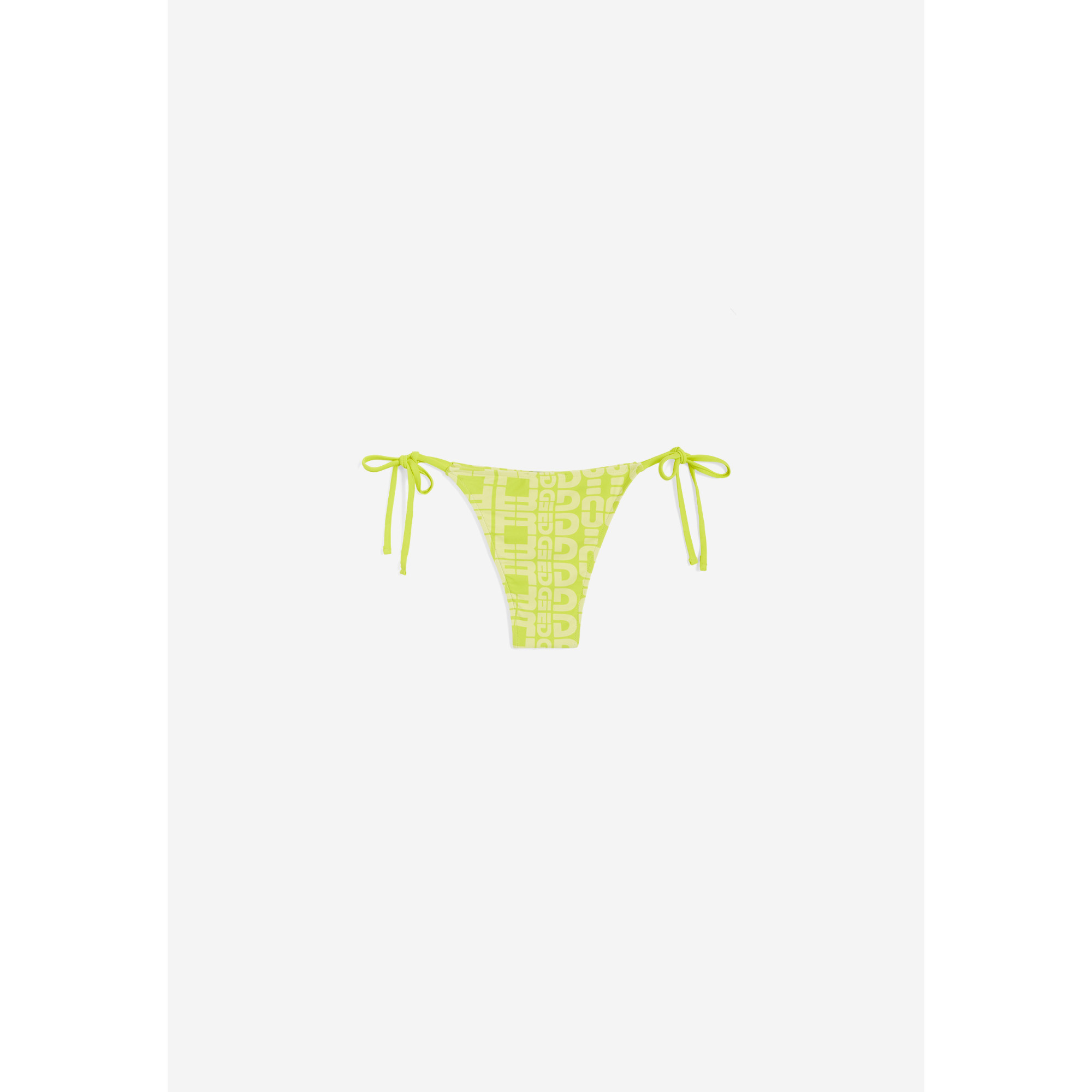 Freddy String-Bikinihose mit Allover-Logo-Print - LIME Freddy String-Bikinihose mit Allover-Logo-Print - LIME