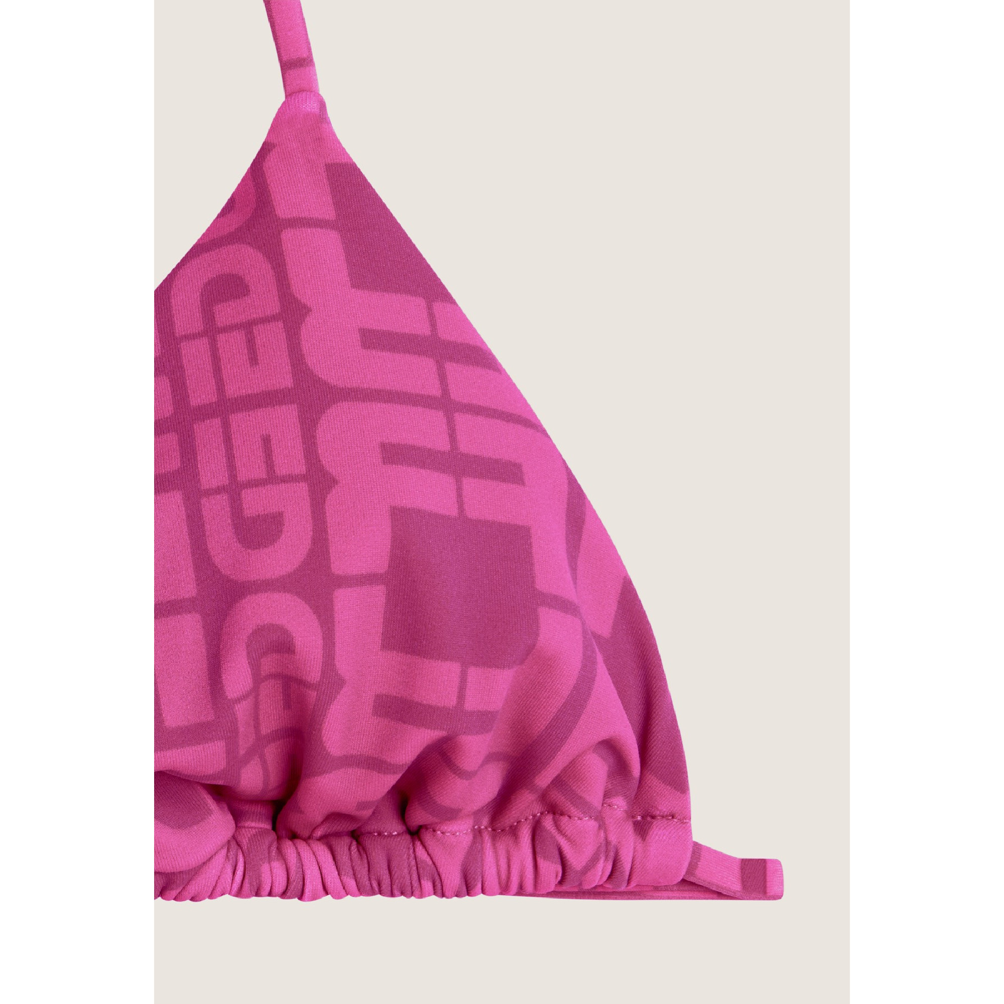 Freddy Triangel-Bikinioberteil mit Allover-Logo-Print - FUCHSIA Freddy Triangel-Bikinioberteil mit Allover-Logo-Print - FUCHSIA