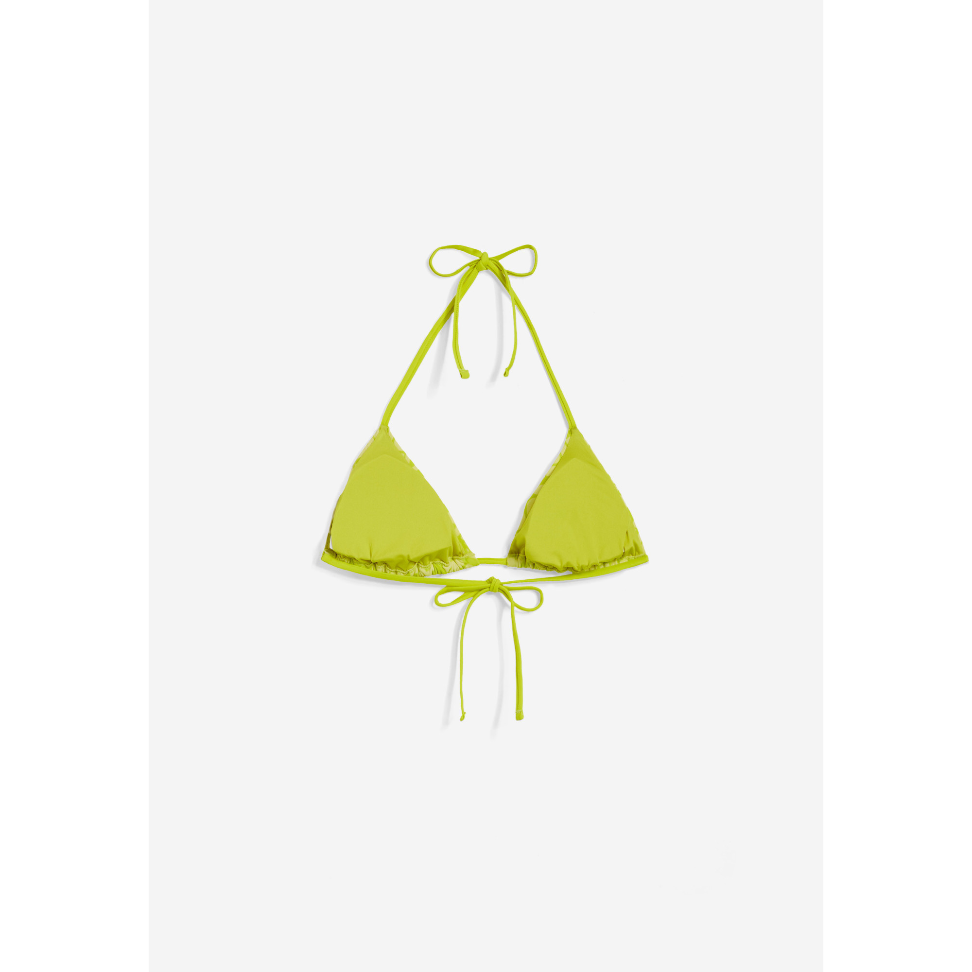 Freddy Triangel-Bikinioberteil mit Allover-Logo-Print - LIME Freddy Triangel-Bikinioberteil mit Allover-Logo-Print - LIME