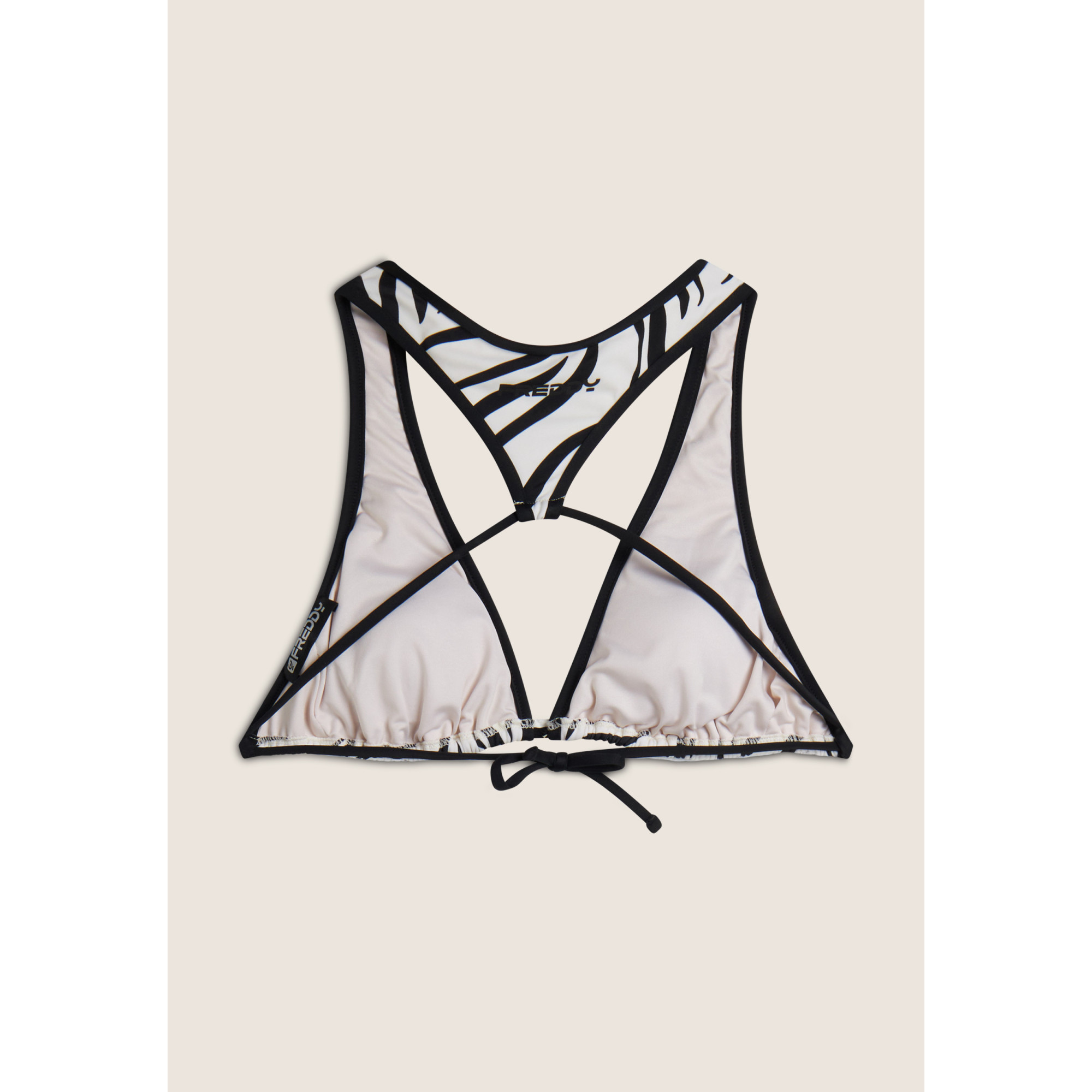Freddy Triangel-Bikinioberteil mit Zebramuster - ZEBRA Freddy Triangel-Bikinioberteil mit Zebramuster - ZEBRA