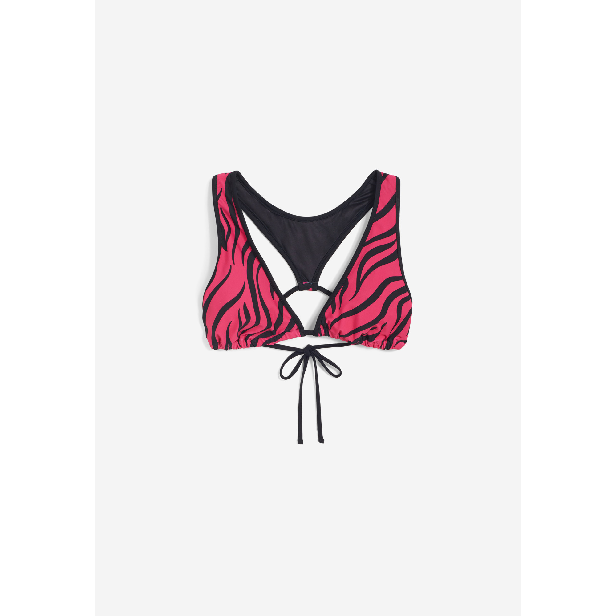Freddy Triangel-Bikinioberteil mit Zebramuster - FUCHSIA Freddy Triangel-Bikinioberteil mit Zebramuster - FUCHSIA