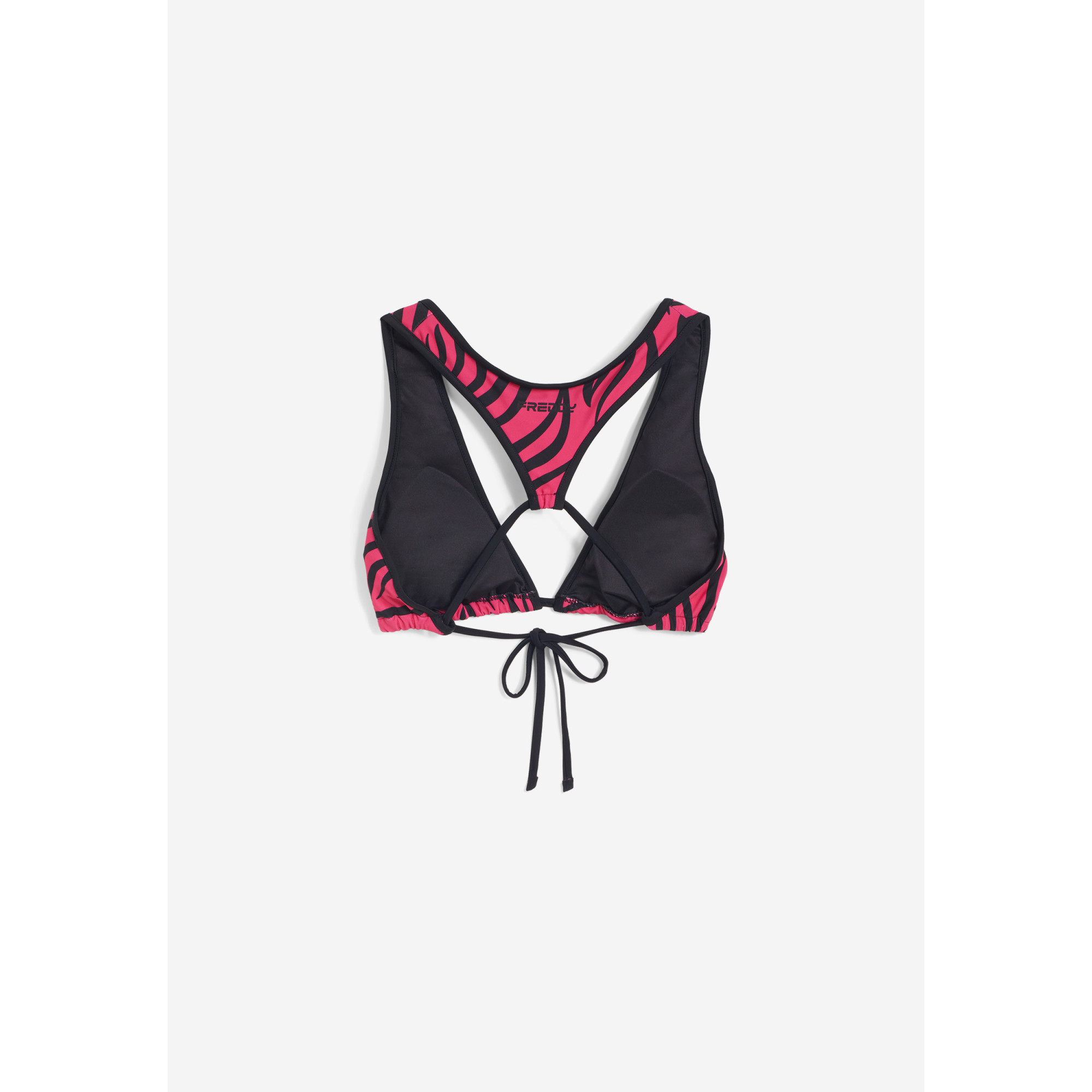 Freddy Triangel-Bikinioberteil mit Zebramuster - FUCHSIA Freddy Triangel-Bikinioberteil mit Zebramuster - FUCHSIA