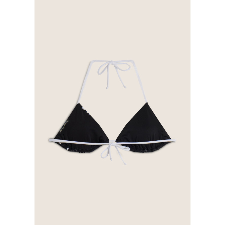 Freddy Triangel-Bikinioberteil mit Blumenmuster - BLACK