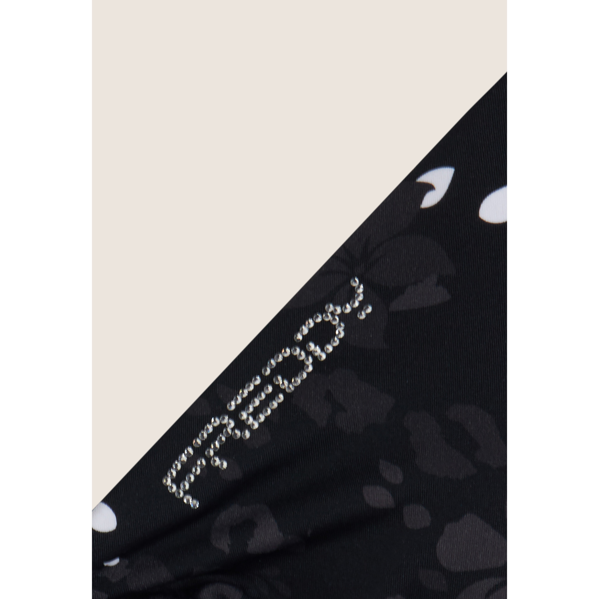 Freddy Triangel-Bikinioberteil mit Blumenmuster - BLACK Freddy Triangel-Bikinioberteil mit Blumenmuster - BLACK