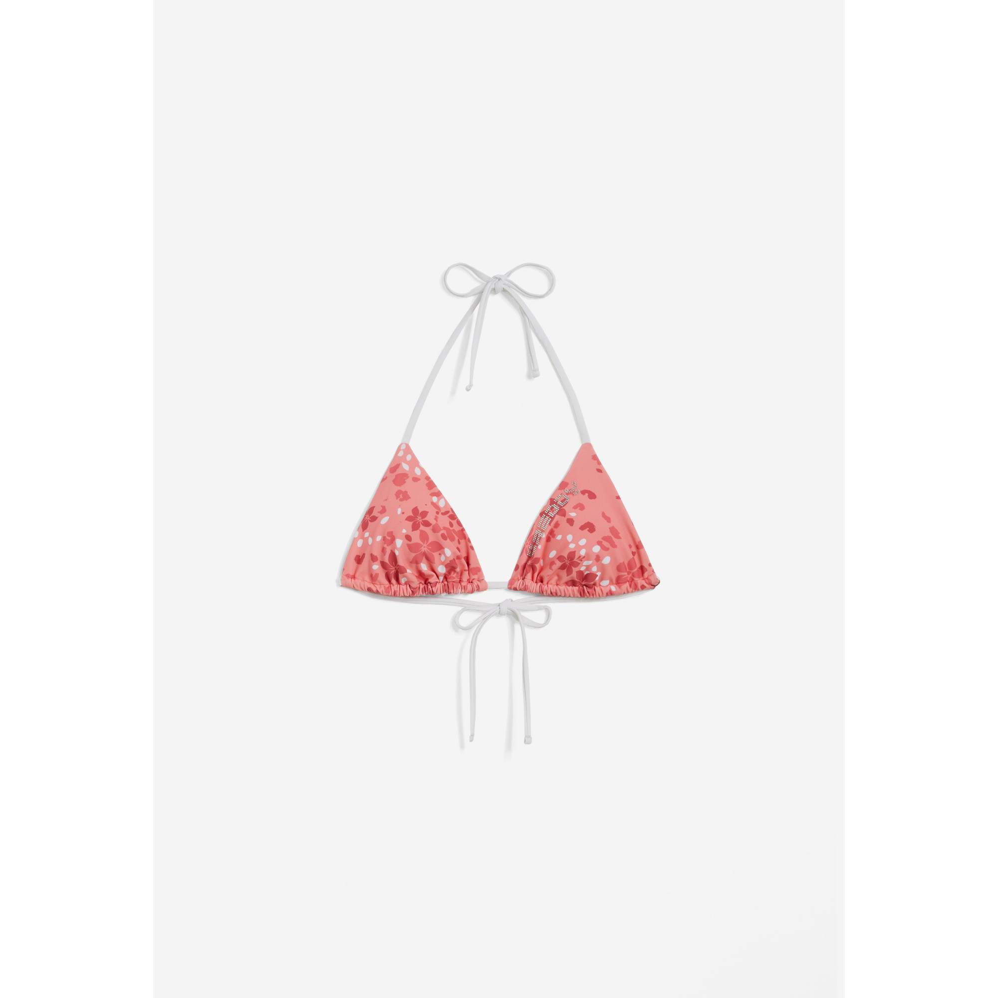 Freddy Triangel-Bikinioberteil mit Blumenmuster - CORAL Freddy Triangel-Bikinioberteil mit Blumenmuster - CORAL