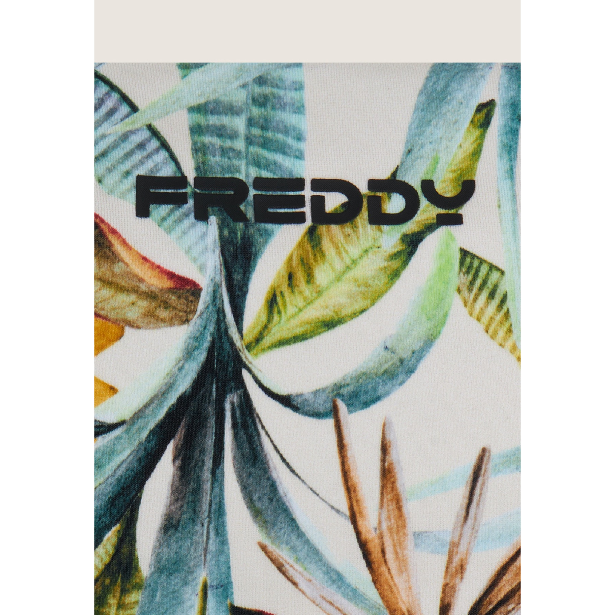 Freddy Bandeau-Bikinioberteil mit tropischem Print - SAND Freddy Bandeau-Bikinioberteil mit tropischem Print - SAND