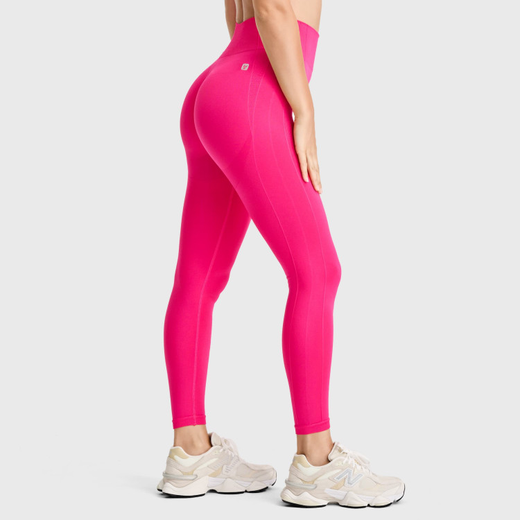 Freddy Seamless Sport Leggings - 7/8-Länge - High Waist - Pink - F103