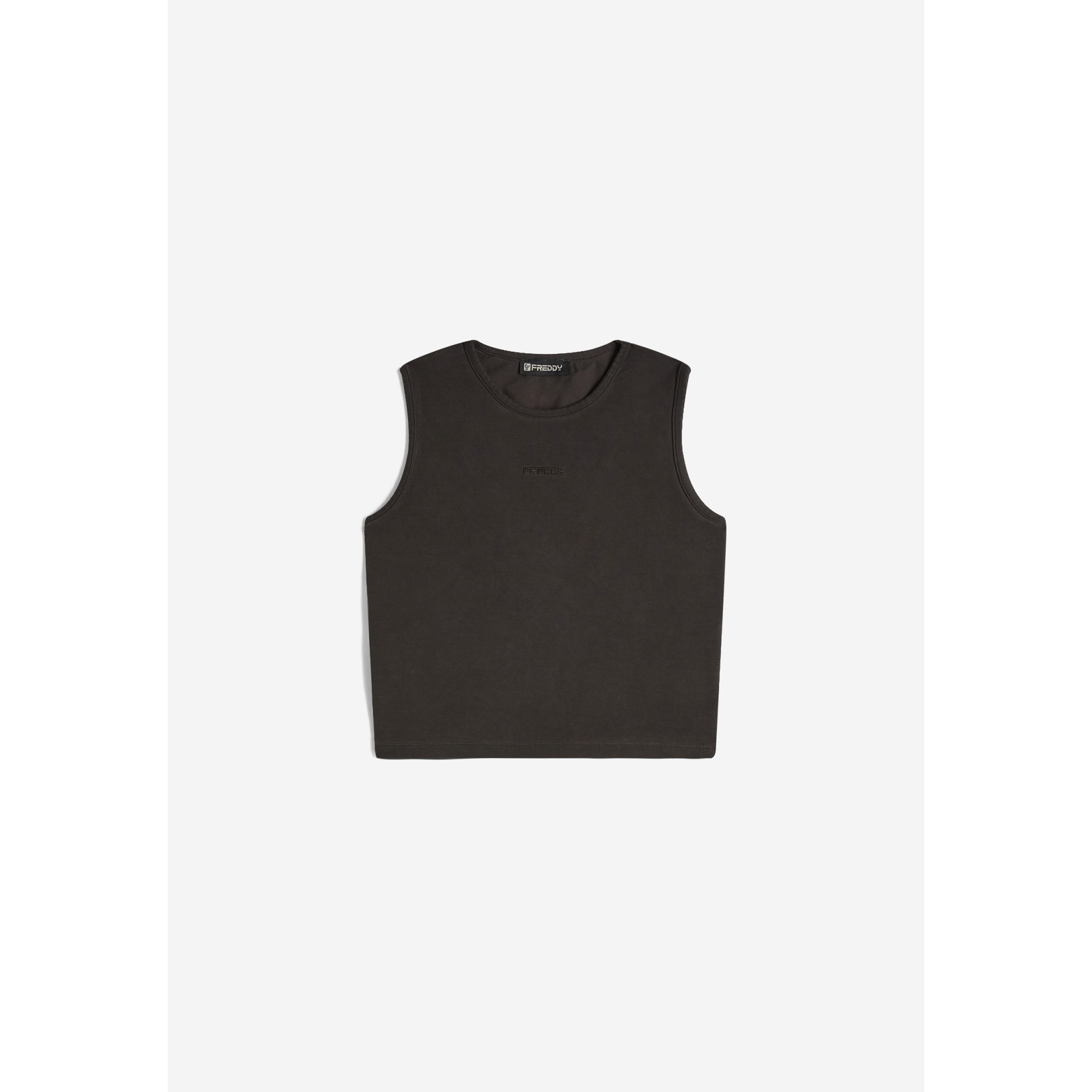 Freddy Crop Top - Cold Dyed - Schwarz Freddy Crop Top - Cold Dyed - Schwarz