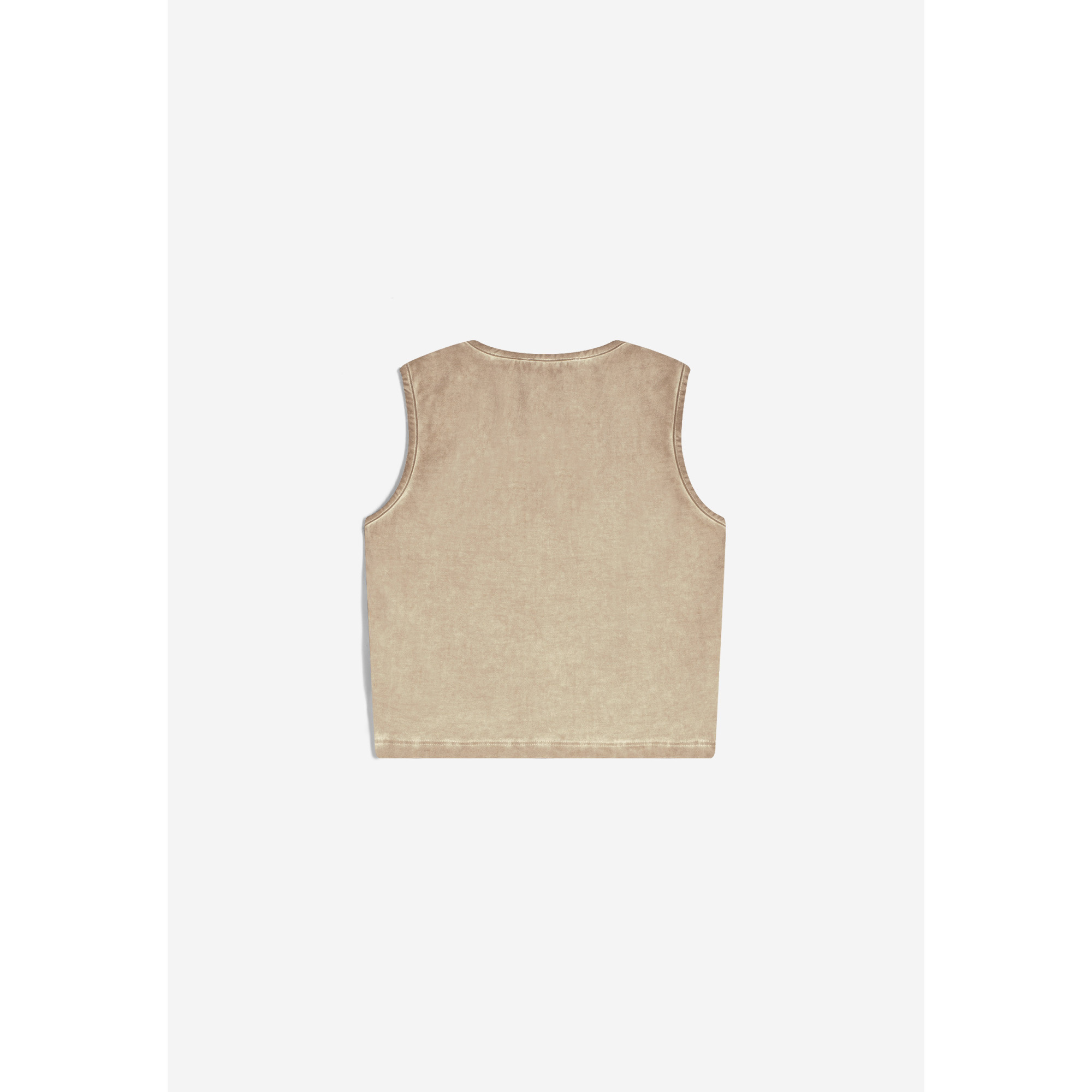 Freddy Crop Top - Cold Dyed - Beige Freddy Crop Top - Cold Dyed - Beige
