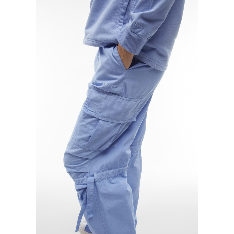 Freddy Cargohosen - Garment Dyed - Babyblau