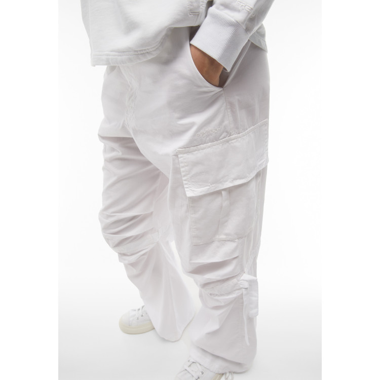 Freddy Cargohosen - Garment Dyed - Weiß