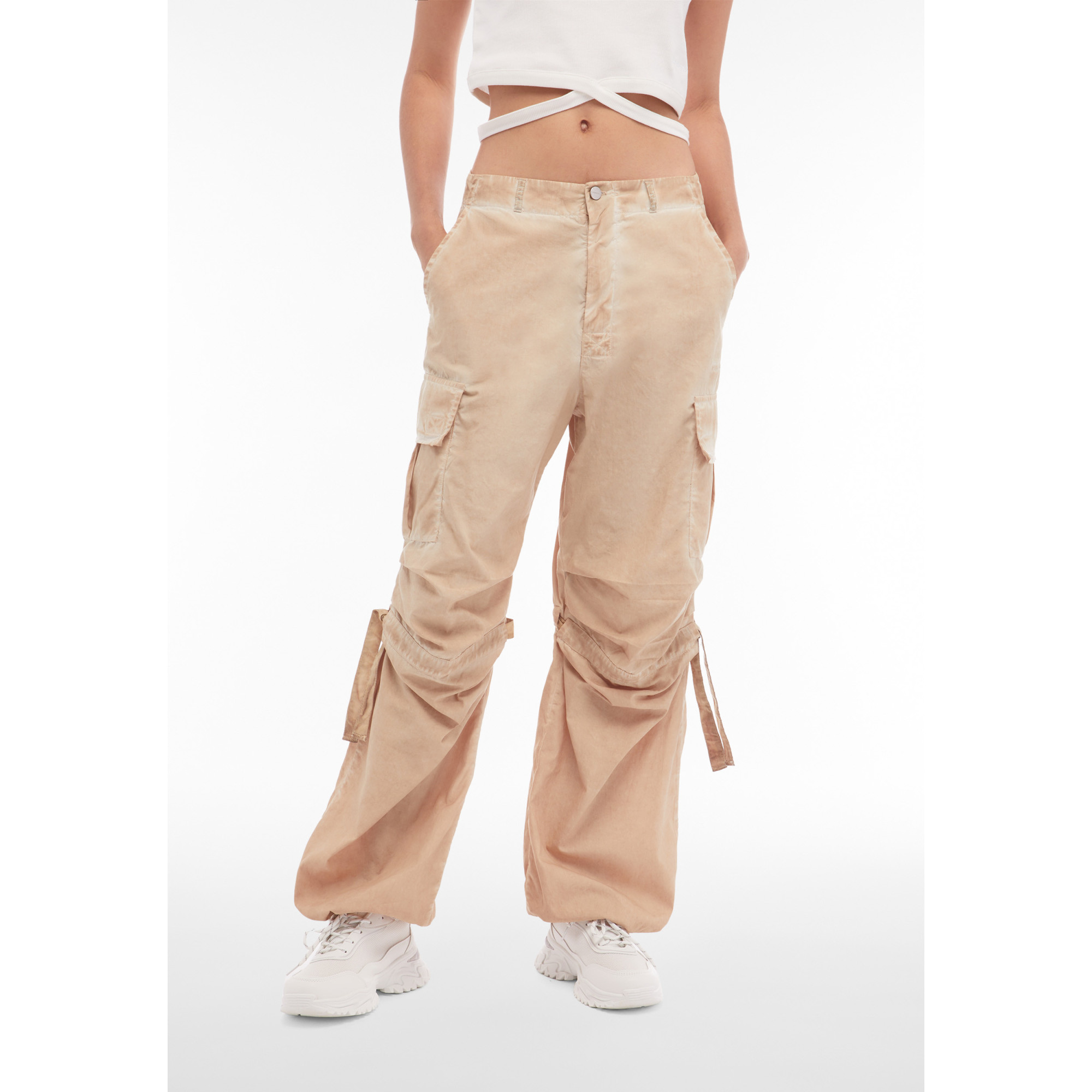 Freddy Cargohosen - Cold Dyed - Beige Freddy Cargohosen - Cold Dyed - Beige