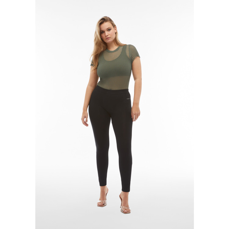 Freddy WR.UP® Core Damen Push-Up Hose - 7/8 Regular Waist Super Skinny - Schwarz