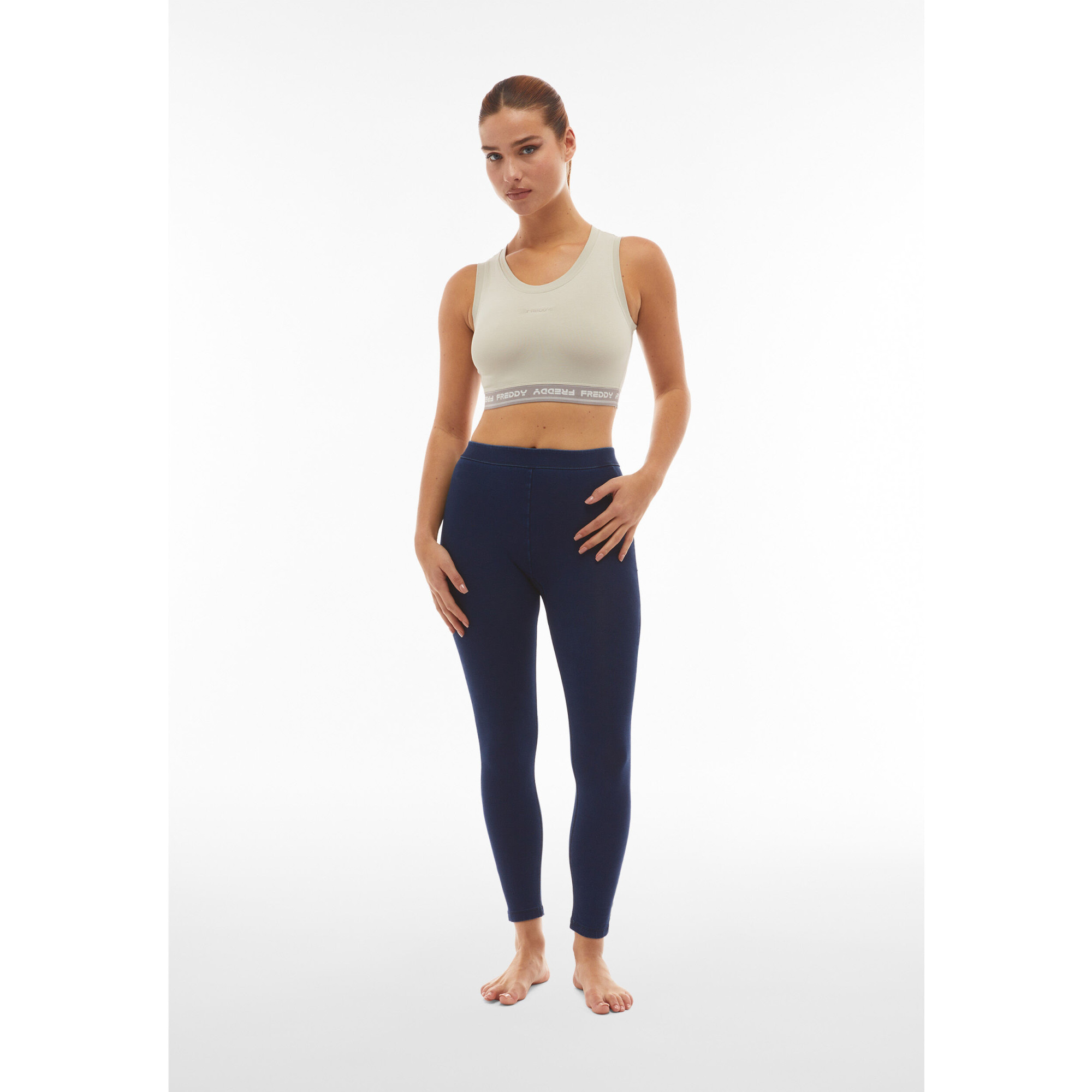 Freddy WR.UP® Core Damen Push-Up Jeans - 7/8 Regular Waist Super Skinny - Denim Indigo – Blaue Nähte - J0B Freddy WR.UP® Core Damen Push-Up Jeans - 7/8 Regular Waist Super Skinny - Denim Indigo – Blaue Nähte - J0B