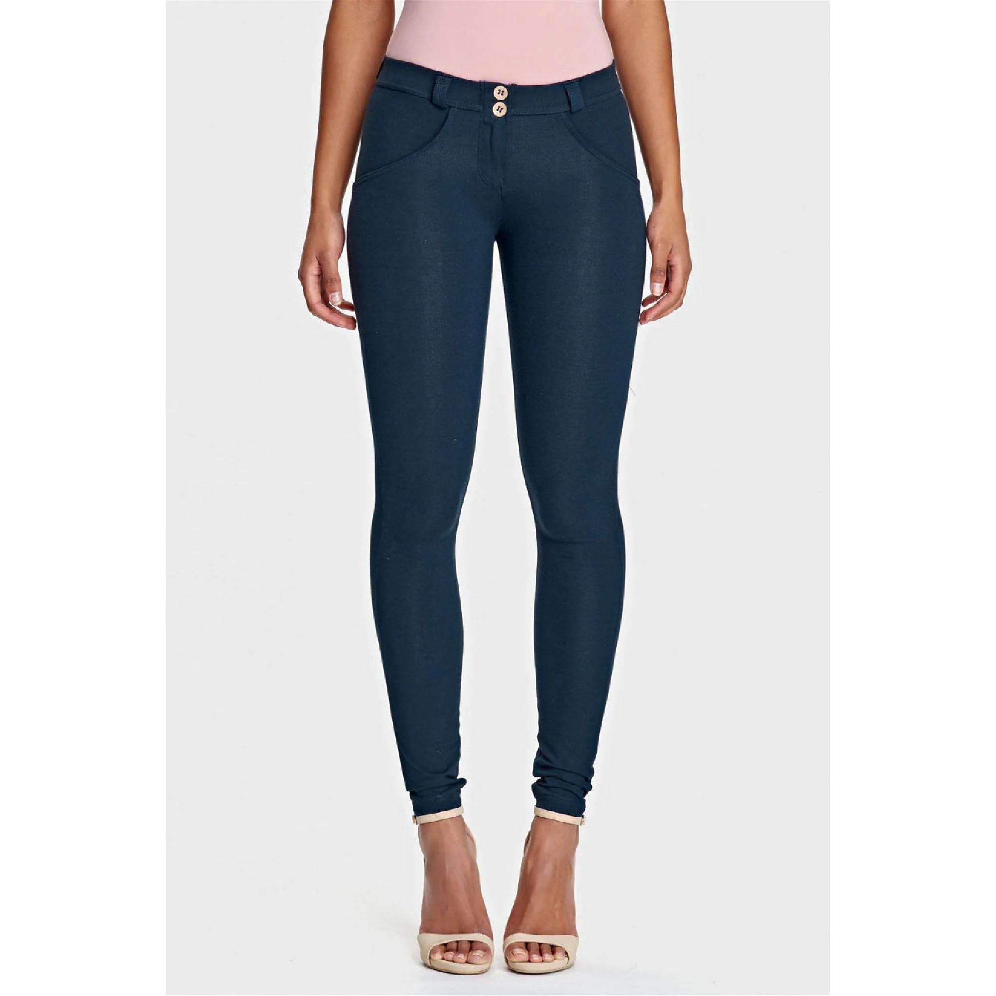 Freddy WR.UP® Push-Up Hose - Regular Waist Super Skinny - Dunkelblau Freddy WR.UP® Push-Up Hose - Regular Waist Super Skinny - Dunkelblau