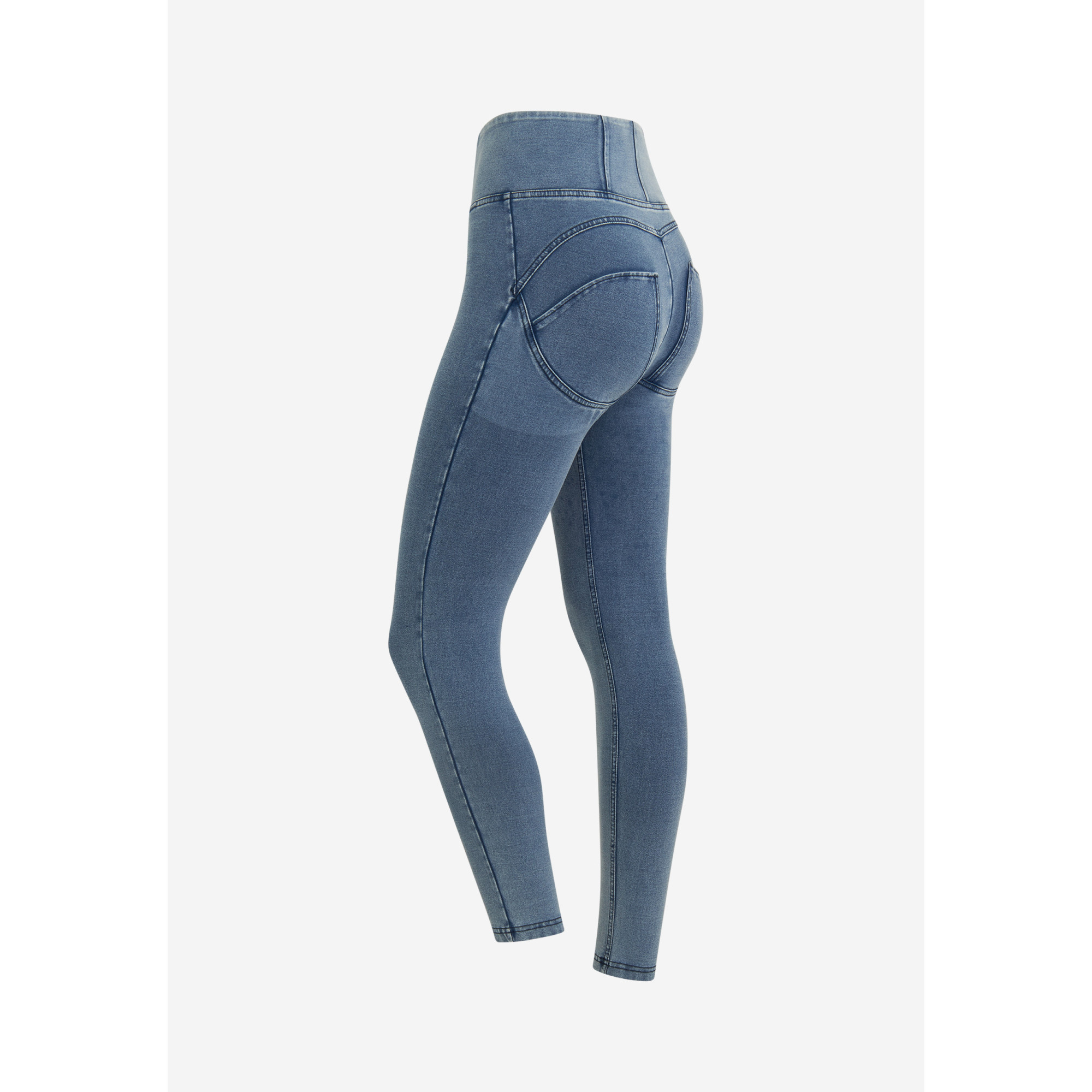 Freddy WR.UP® Damen Push-Up Jeans - 7/8 High Waist Skinny - Denim - Blaue Nähte - J108B Freddy WR.UP® Damen Push-Up Jeans - 7/8 High Waist Skinny - Denim - Blaue Nähte - J108B