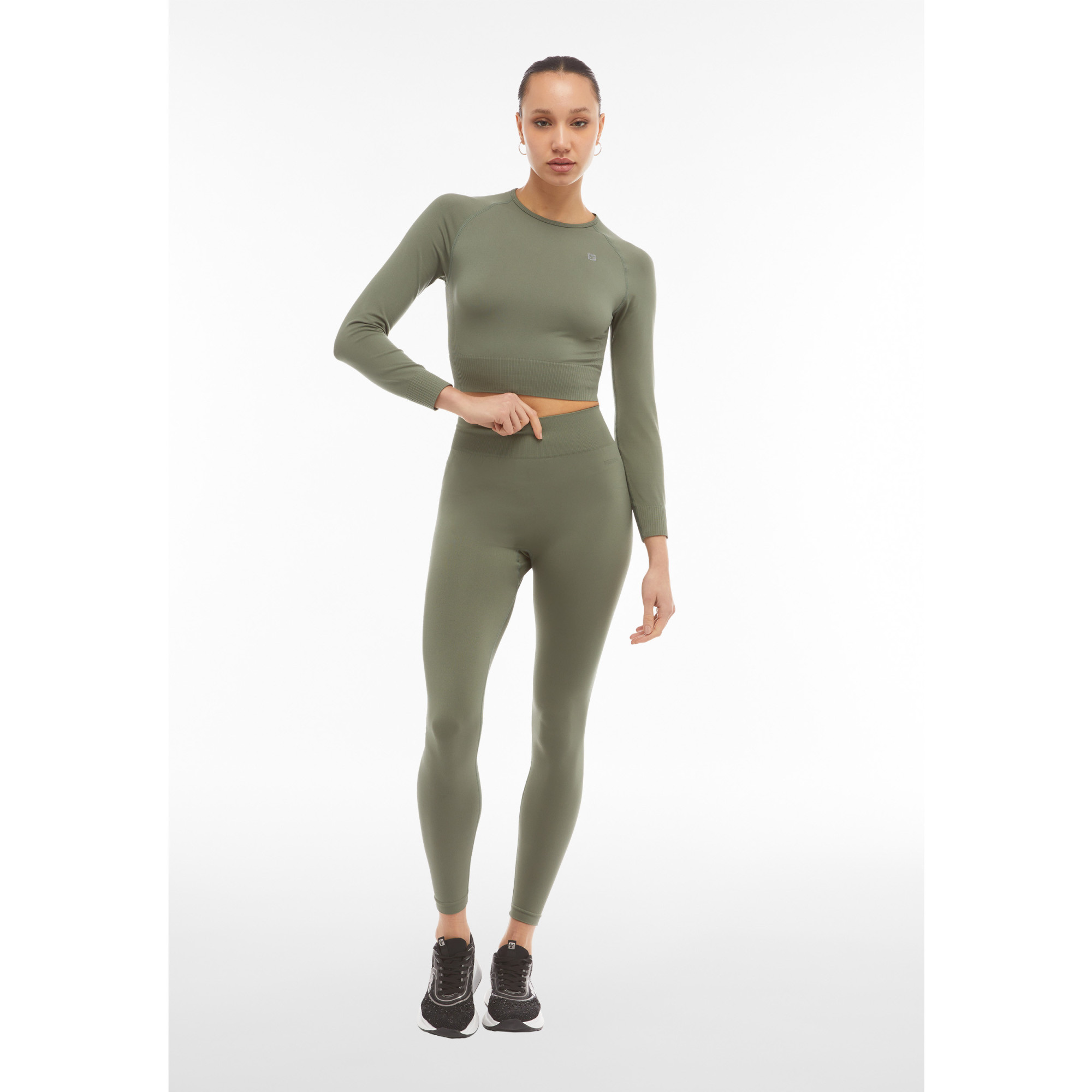 Freddy Seamless Sport Top - langärmlig - Green - V52 Freddy Seamless Sport Top - langärmlig - Green - V52