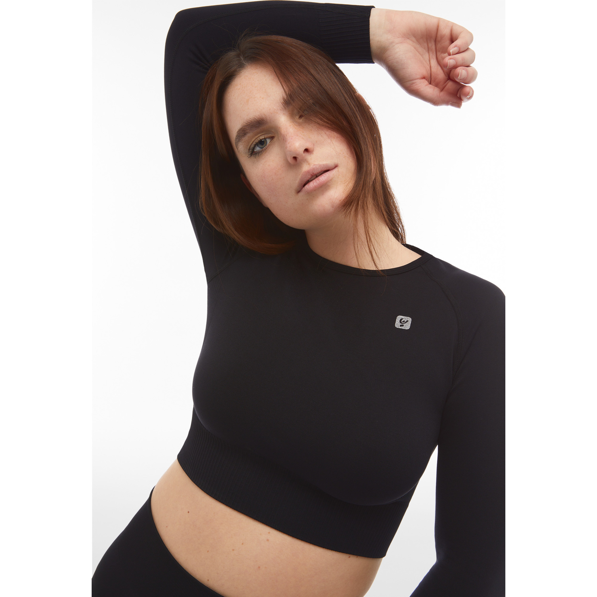 Freddy Seamless Sport Top - langärmlig - Schwarz - N0 Freddy Seamless Sport Top - langärmlig - Schwarz - N0