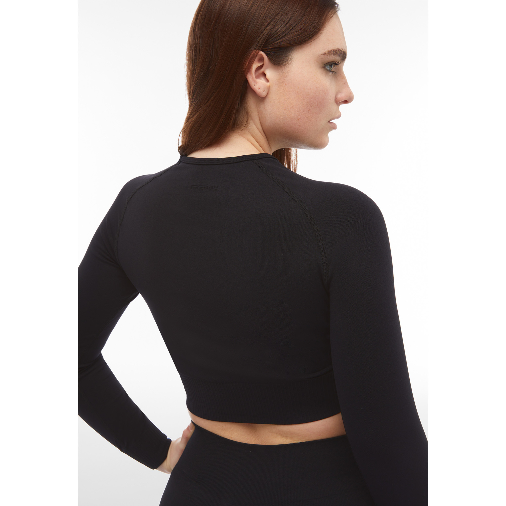 Freddy Seamless Sport Top - langärmlig - Schwarz - N0 Freddy Seamless Sport Top - langärmlig - Schwarz - N0