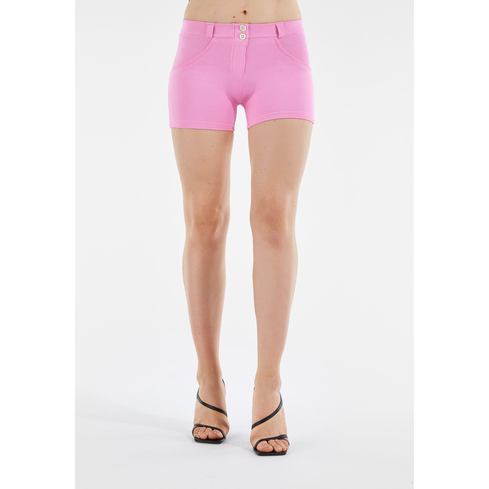 Freddy WR.UP® Drill Damen Push-Up Hose Shorts - Regular Waist - Pink - P123 Freddy WR.UP® Drill Damen Push-Up Hose Shorts - Regular Waist - Pink - P123