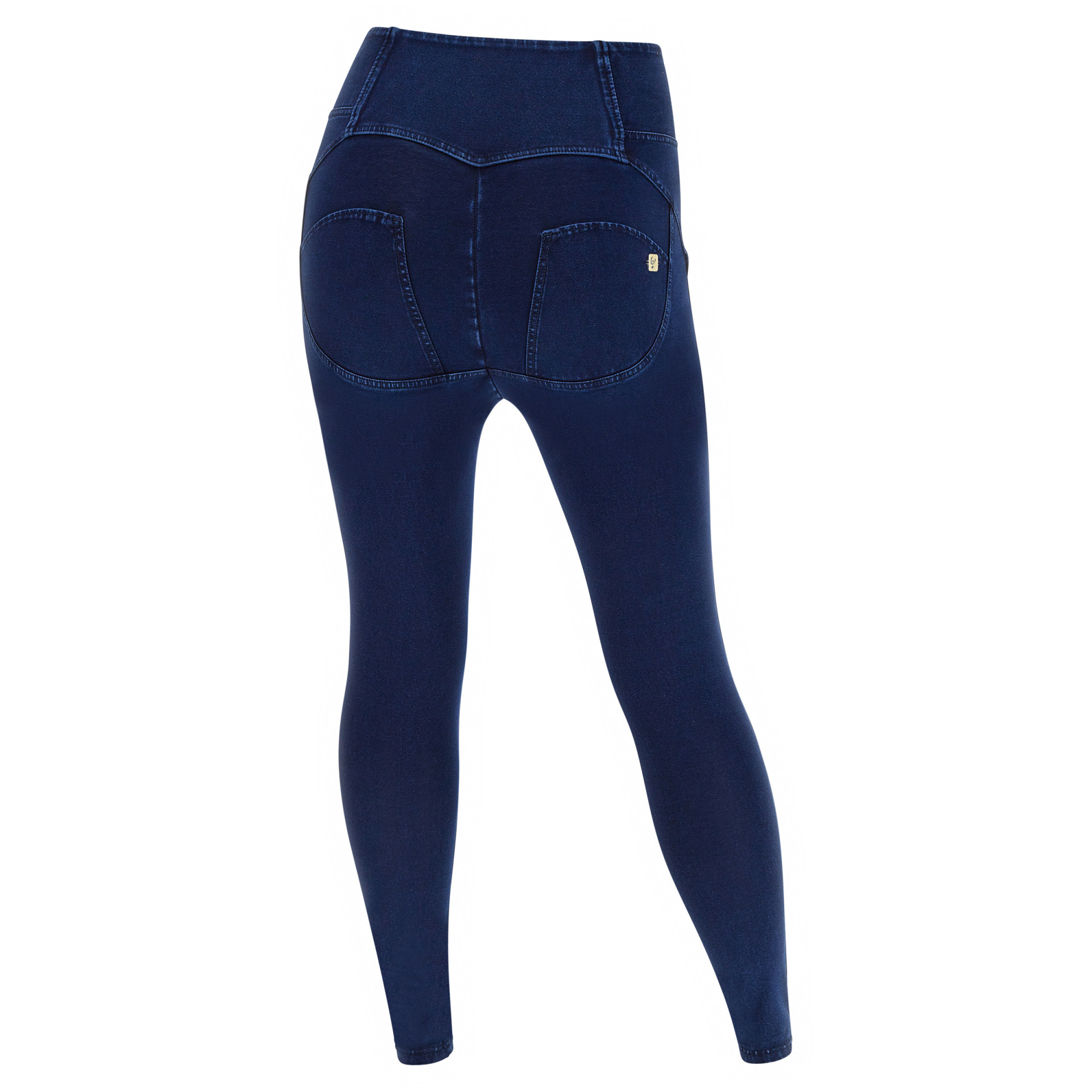Freddy WR.UP® Curvy Denim - Buttoned High Waist Skinny - Dark Denim - Blue Seam - J0B Freddy WR.UP® Curvy Denim - Buttoned High Waist Skinny - Dark Denim - Blue Seam - J0B