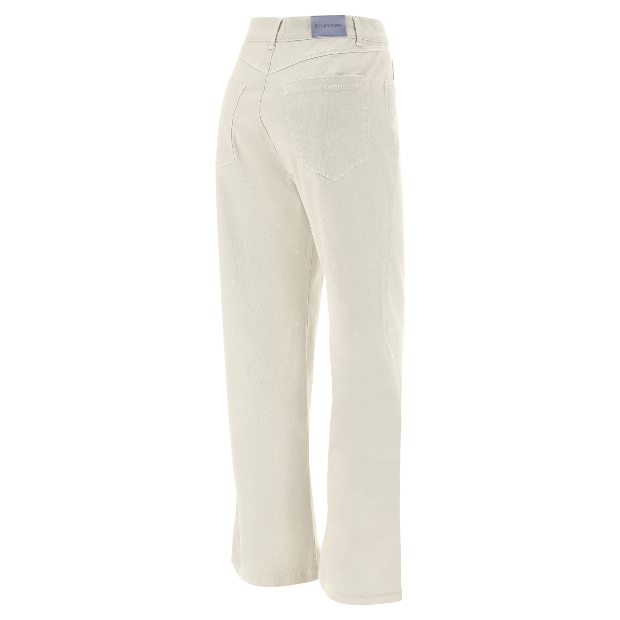 Freddy Day Off Damen Palazzo Jeans - Regular Waist Wide Leg - Garment Dyed - Direct Dyed - Beige - I38X Freddy Day Off Damen Palazzo Jeans - Regular Waist Wide Leg - Garment Dyed - Direct Dyed - Beige - I38X