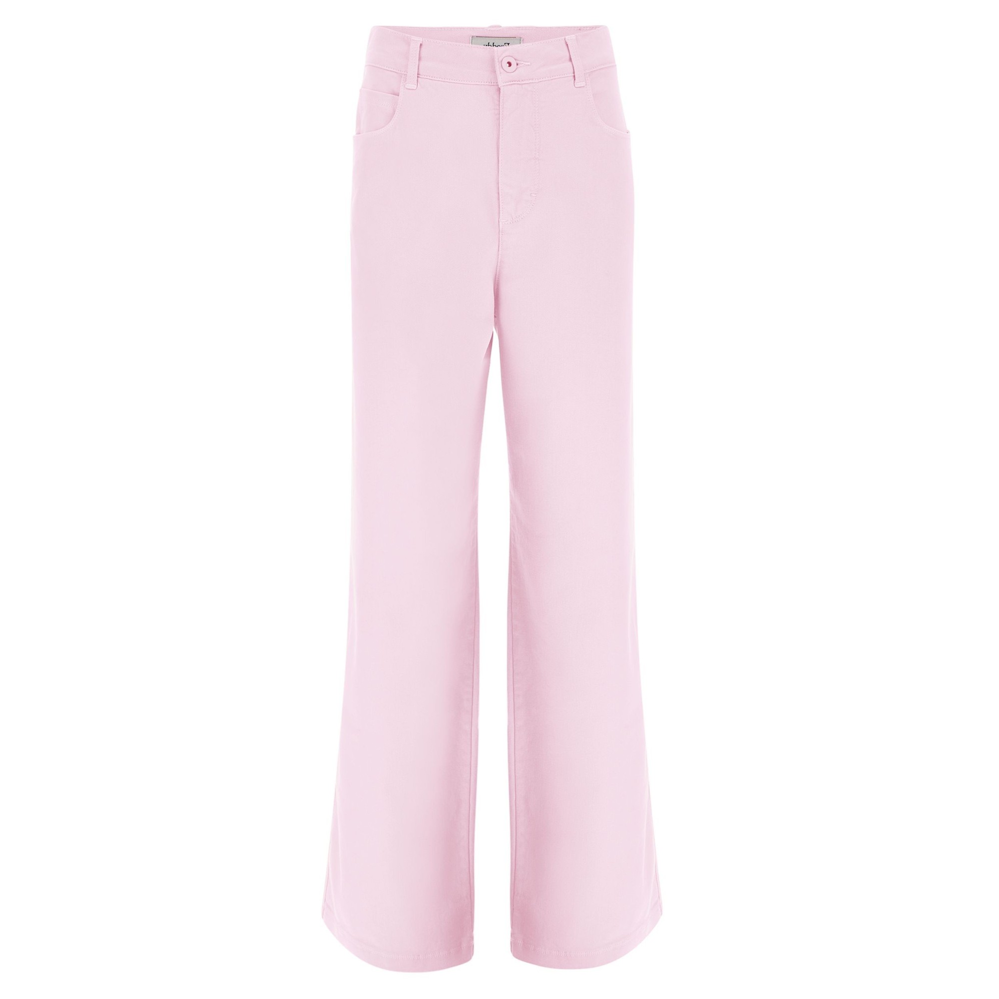 Freddy Day Off Damen Palazzo Jeans - Regular Waist Wide Leg - Garment Dyed - Direct Dyed - Pink - P89X Freddy Day Off Damen Palazzo Jeans - Regular Waist Wide Leg - Garment Dyed - Direct Dyed - Pink - P89X