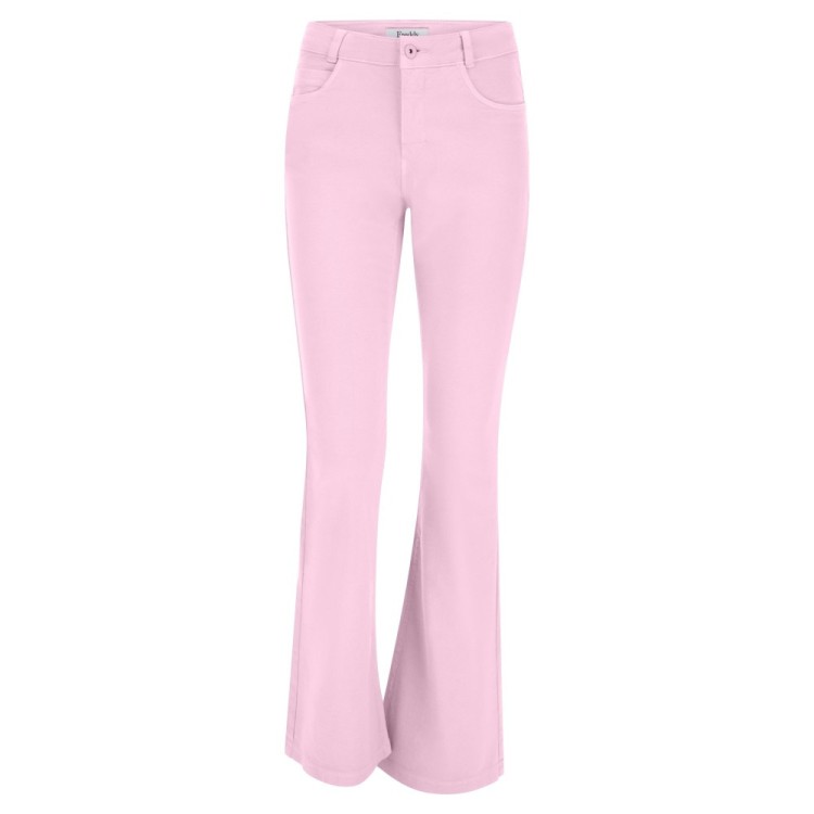 Freddy Damen Jeans - Regular Waist Flare - Garment Dyed - Direct Dyed - Pink - P89X