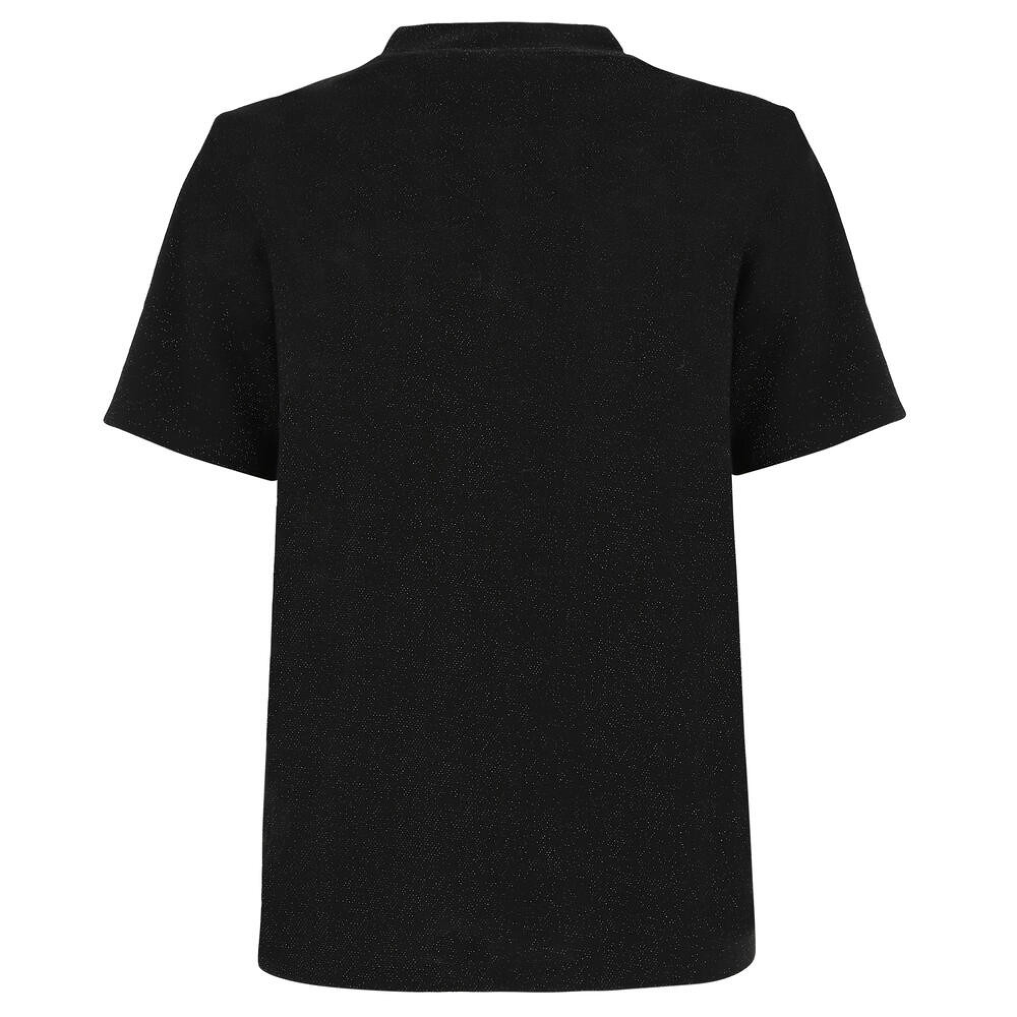 Freddy Kurzarm T-Shirt aus Lurex - Black - N0 Freddy Kurzarm T-Shirt aus Lurex - Black - N0