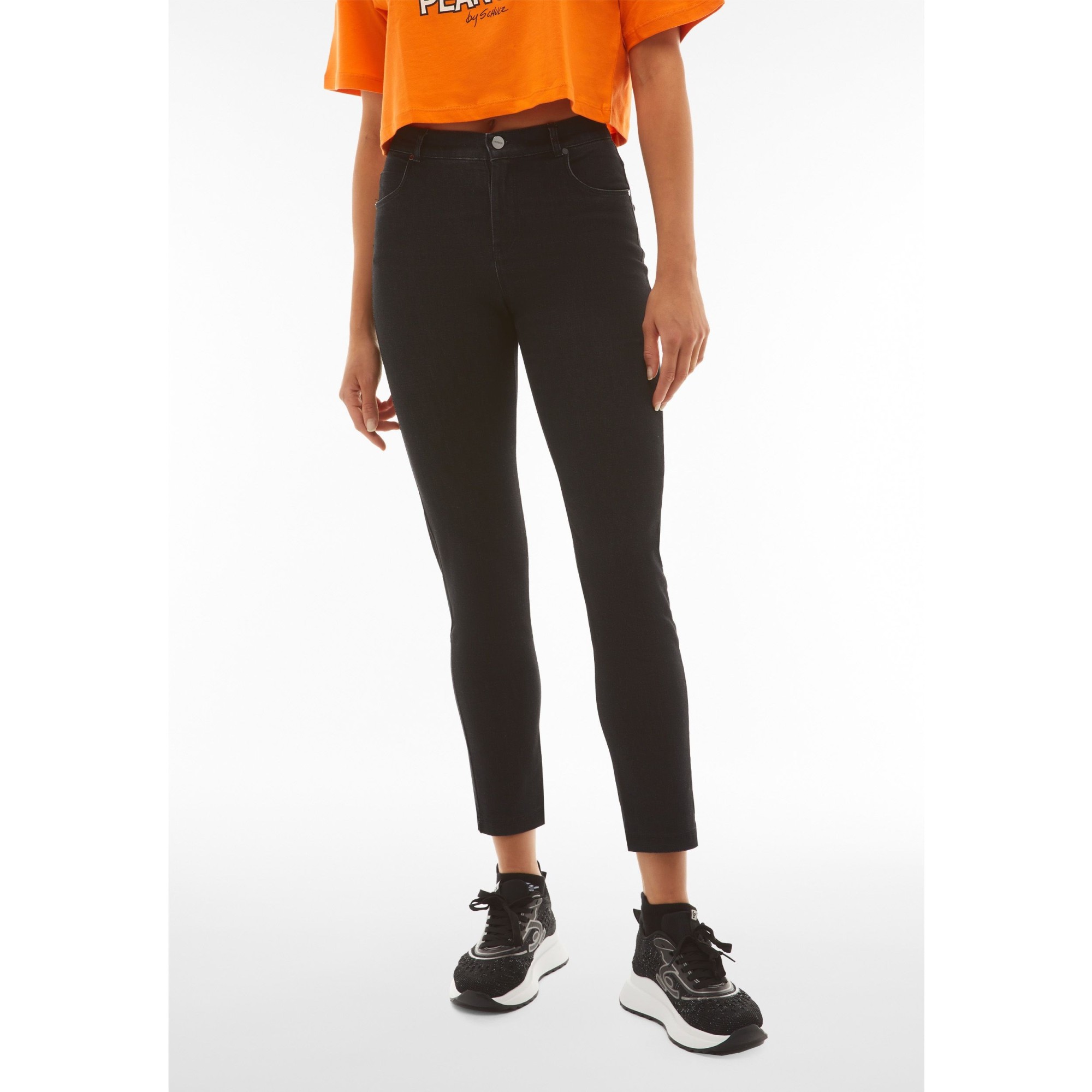 Freddy Fit Jeans - Regular Waist Skinny - Schwarz – Schwarze Nähte - J7N Freddy Fit Jeans - Regular Waist Skinny - Schwarz – Schwarze Nähte - J7N