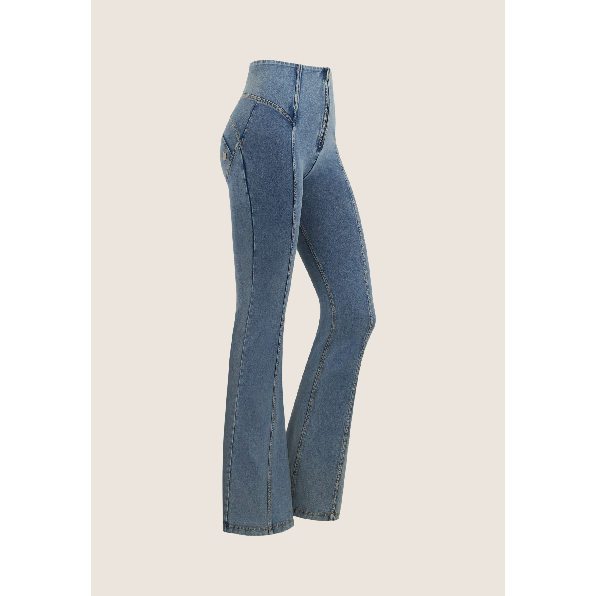 Freddy WR.UP® Push-Up - Denim - Blue Denim - Beige Seam - J108Z Freddy WR.UP® Push-Up - Denim - Blue Denim - Beige Seam - J108Z