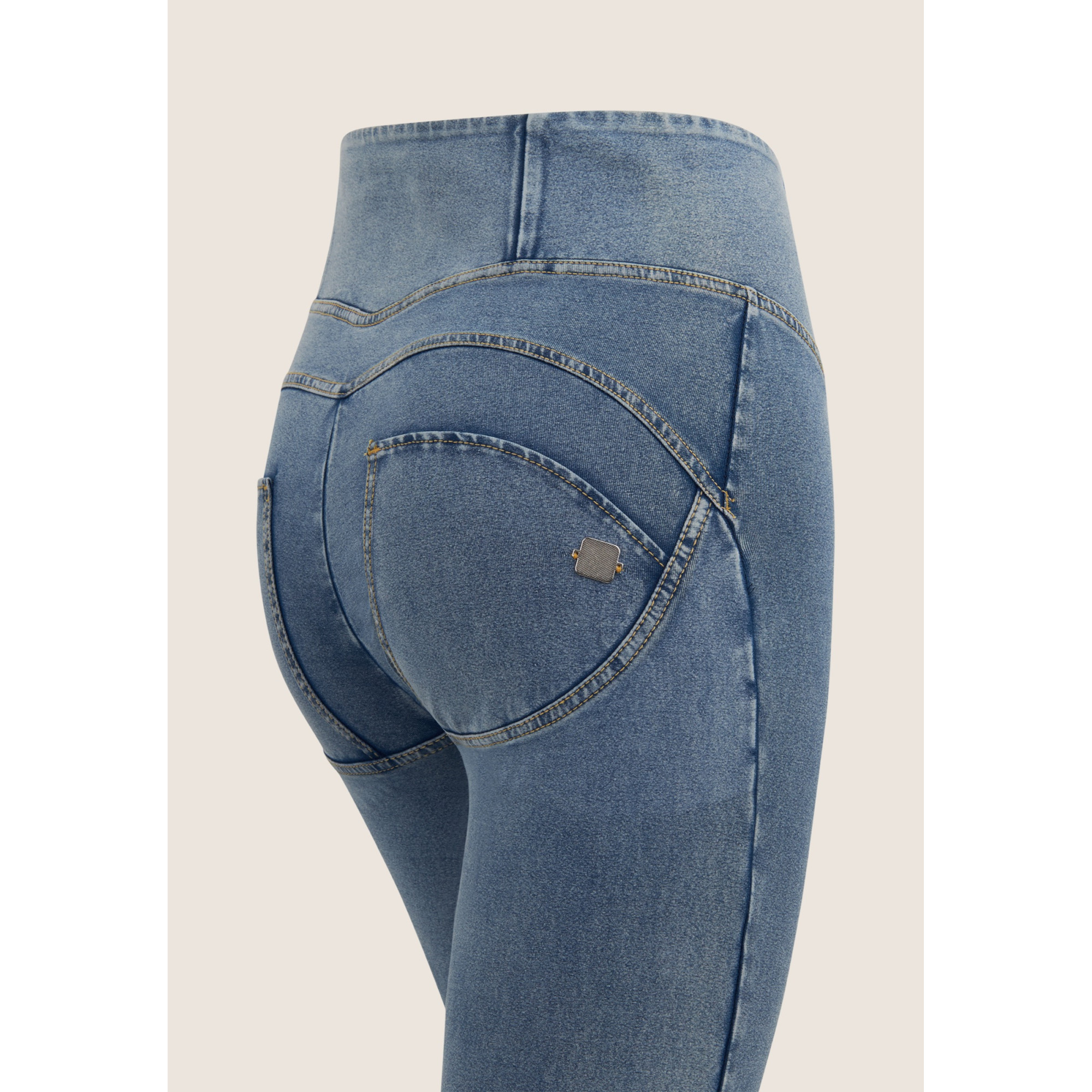 Freddy WR.UP® Push-Up - Denim - Blue Denim - Beige Seam - J108Z Freddy WR.UP® Push-Up - Denim - Blue Denim - Beige Seam - J108Z