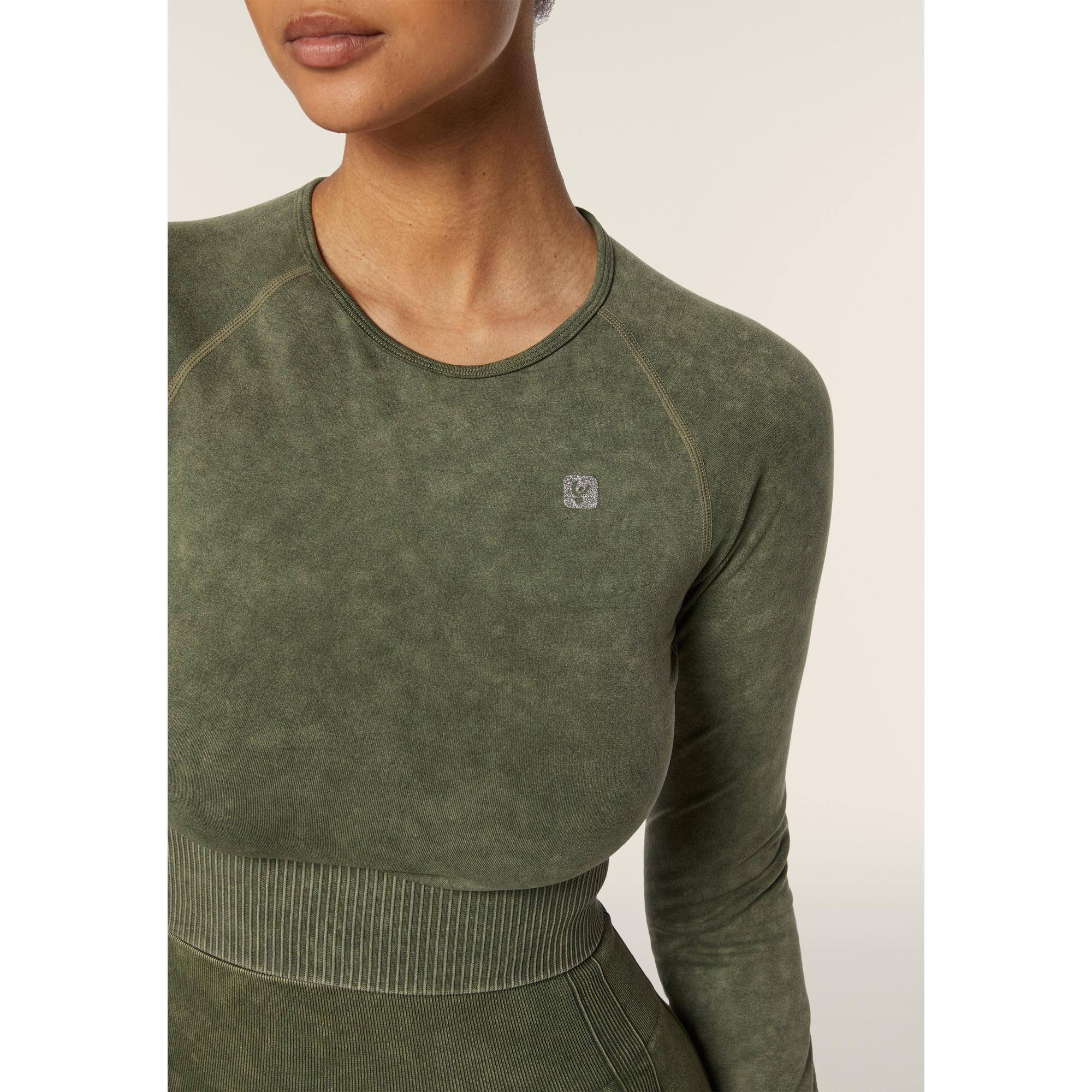 Freddy Seamless Sport Top - Cropped - Green - V52US Freddy Seamless Sport Top - Cropped - Green - V52US