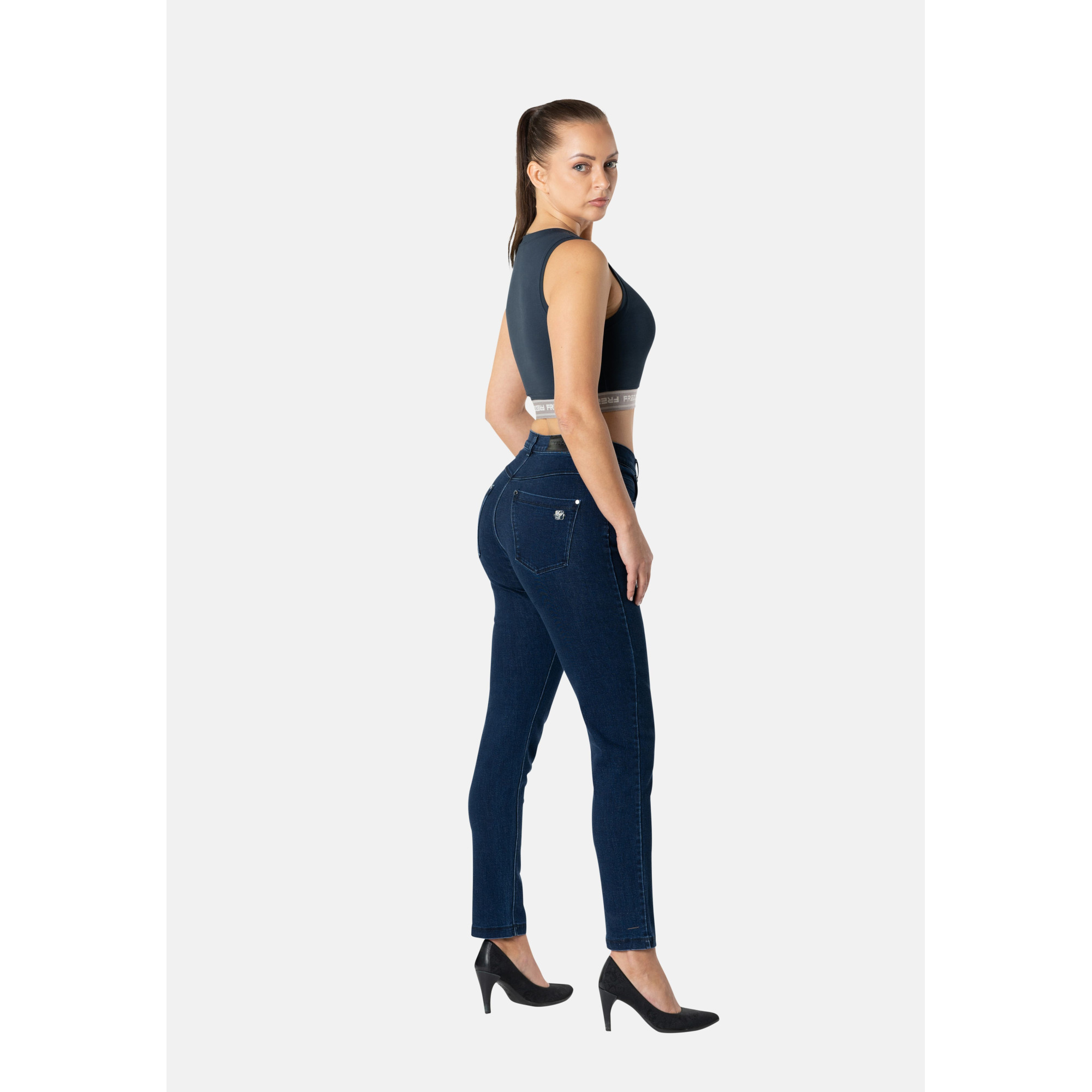 Freddy Fit Jeans - Regular Waist Skinny - Indigoblau - Blaue Nähte - J0B Freddy Fit Jeans - Regular Waist Skinny - Indigoblau - Blaue Nähte - J0B