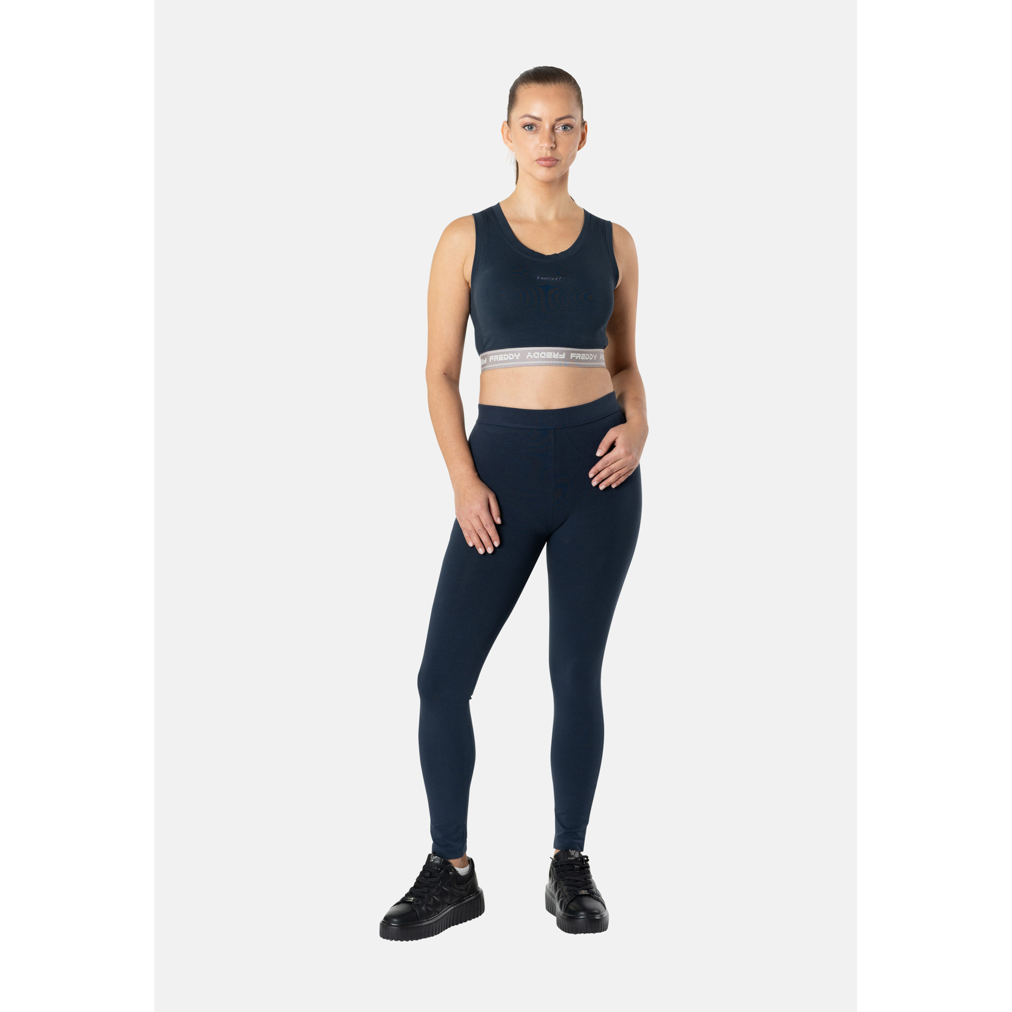 Freddy WR.UP® Core Damen Push-Up Hose - 7/8 Regular Waist Super Skinny - Dunkelblau Freddy WR.UP® Core Damen Push-Up Hose - 7/8 Regular Waist Super Skinny - Dunkelblau
