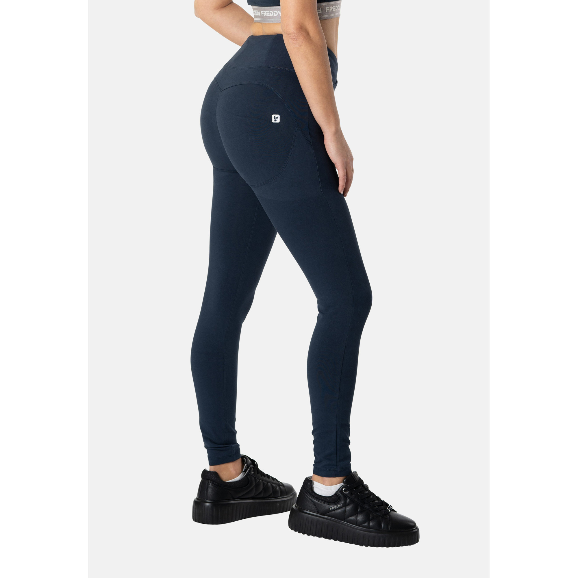 Freddy WR.UP® Core Damen Push-Up Hose - 7/8 High Waist Super Skinny - Dunkelblau Freddy WR.UP® Core Damen Push-Up Hose - 7/8 High Waist Super Skinny - Dunkelblau