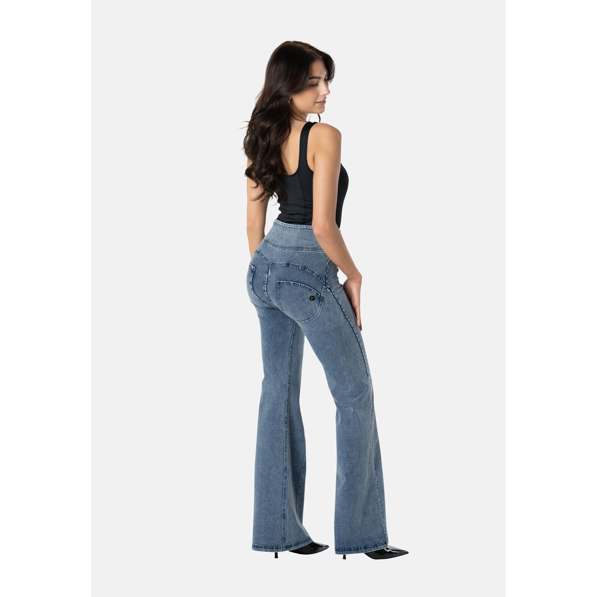 Freddy WR.UP® Push-Up - Denim - Medium Blue - Blue Seam - J108B Freddy WR.UP® Push-Up - Denim - Medium Blue - Blue Seam - J108B