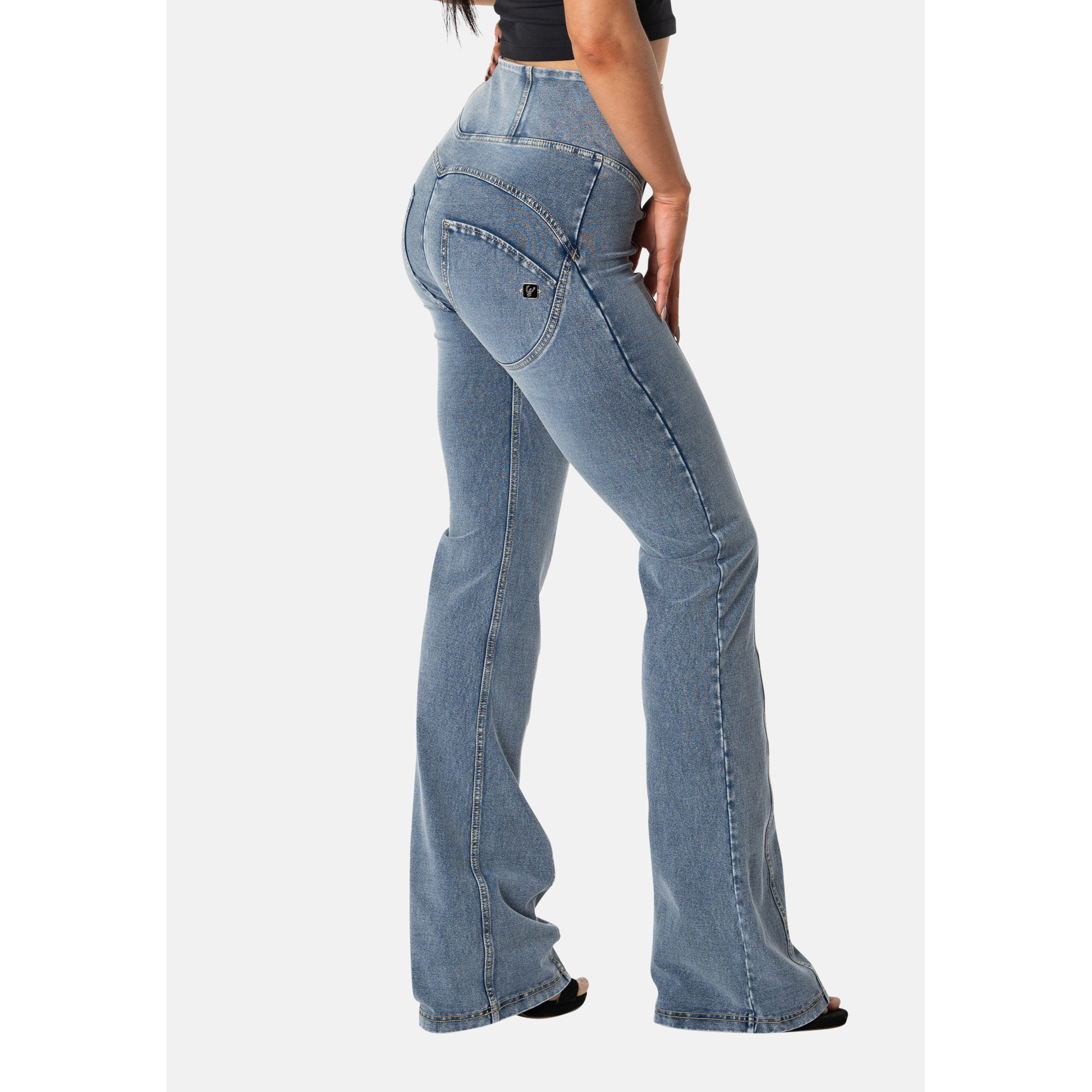 Freddy WR.UP® Push-Up - Denim - Blue Denim - Beige Seam - J108Z Freddy WR.UP® Push-Up - Denim - Blue Denim - Beige Seam - J108Z