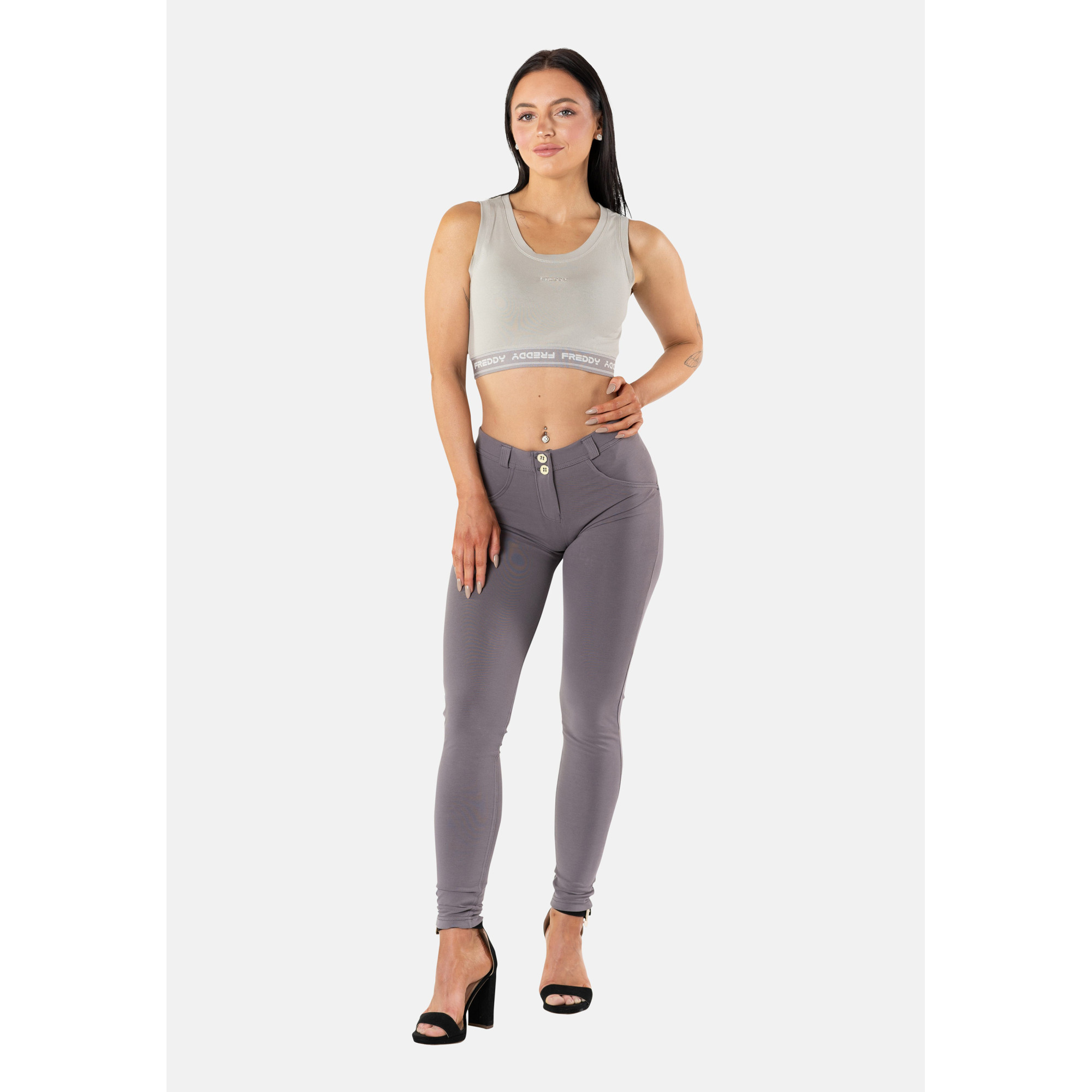 Freddy WR.UP® Push-Up - Pants - Grey - G48 Freddy WR.UP® Push-Up - Pants - Grey - G48