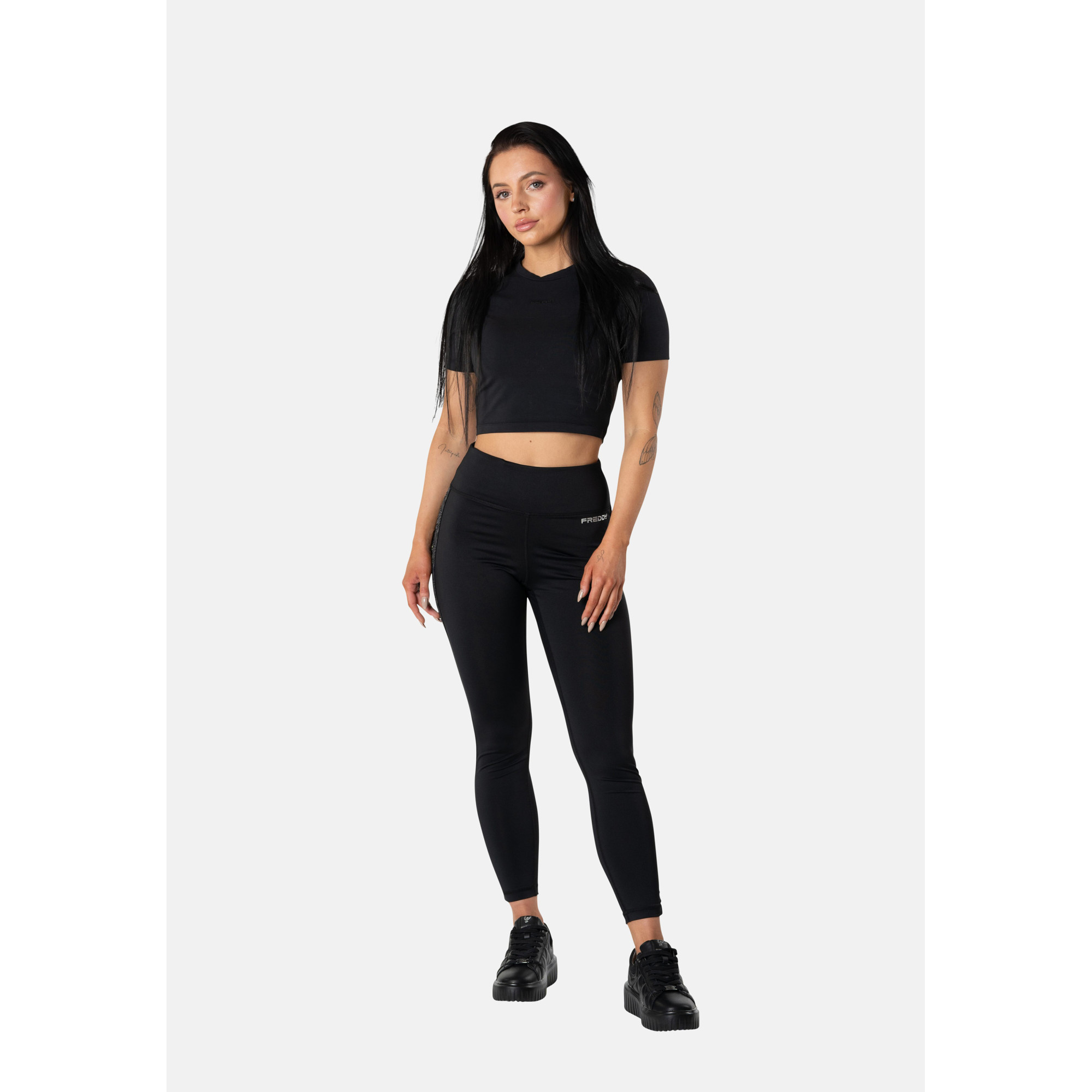 Freddy Energy Pants® 7/8 Sporthose - High Waist Skinny - Schwarz Freddy Energy Pants® 7/8 Sporthose - High Waist Skinny - Schwarz