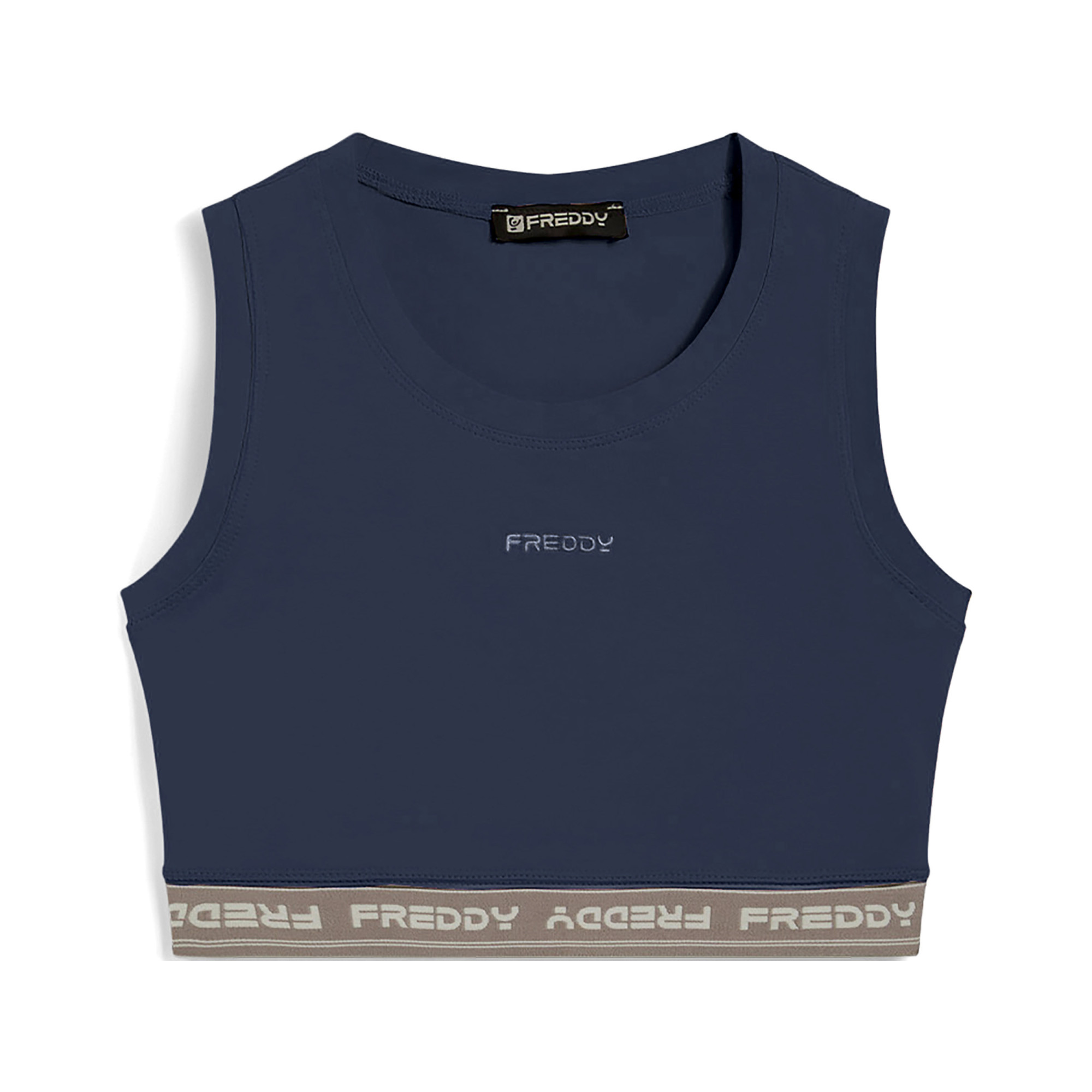 Freddy Sport-BH mit elastischem Bund - Dunkelblau Freddy Sport-BH mit elastischem Bund - Dunkelblau